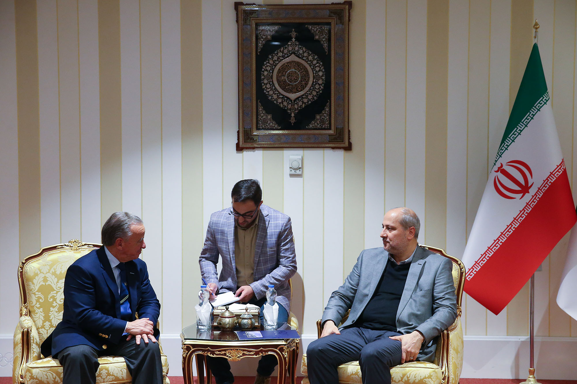 دیدار دبیرکل کمیته ملی المپیک با رییس فدراسیون جهانی پرورش اندام 1