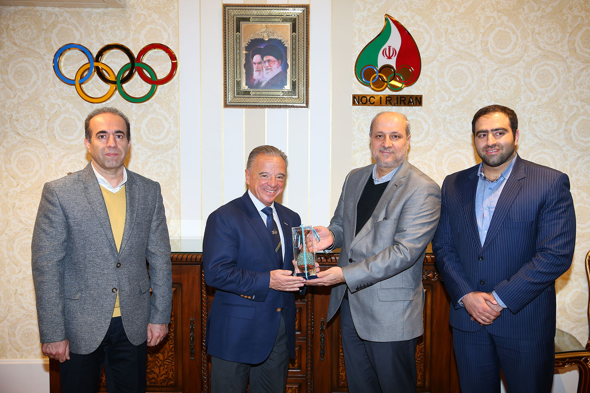 دیدار دبیرکل کمیته ملی المپیک با رییس فدراسیون جهانی پرورش اندام 7