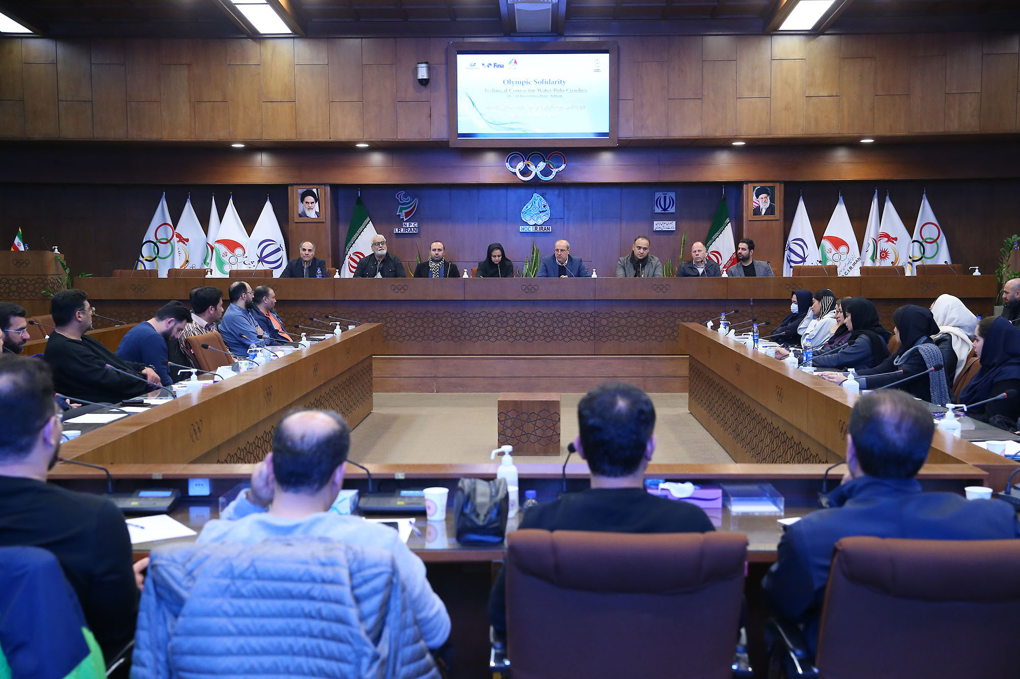 مراسم اختتامیه دوره سولیداریتی واترپولو 5