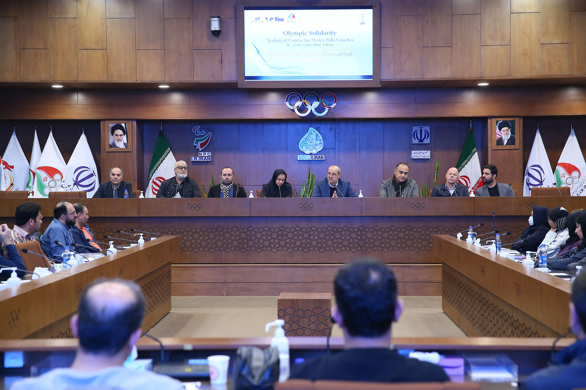 مراسم اختتامیه دوره سولیداریتی واترپولو 6