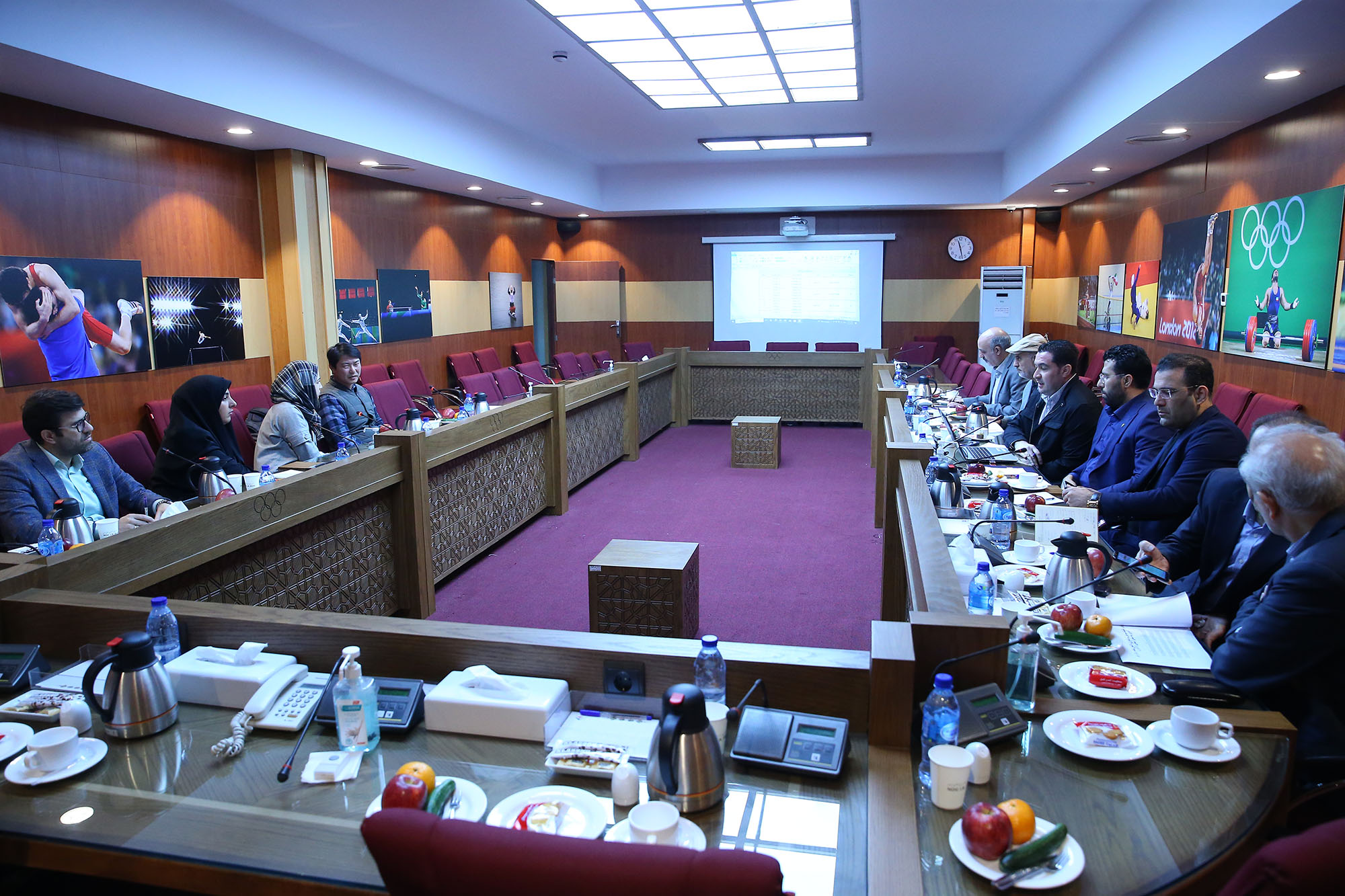 جلسه با فدراسیون های اعزامی به هانگژو 6