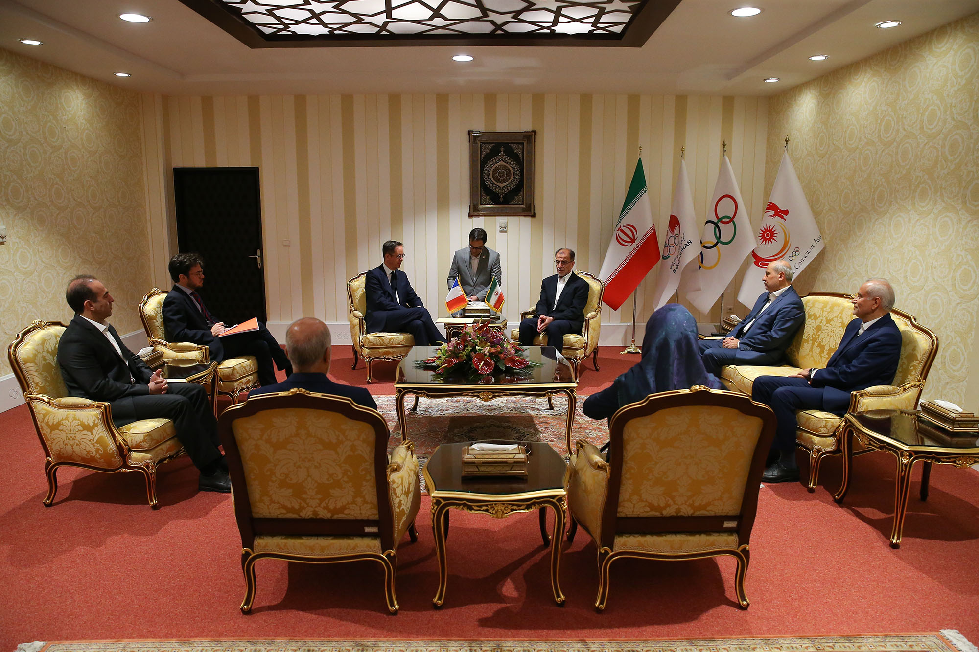 دیدار ریاست کمیته ملی المپیک با سفیر فرانسه در ایران 3