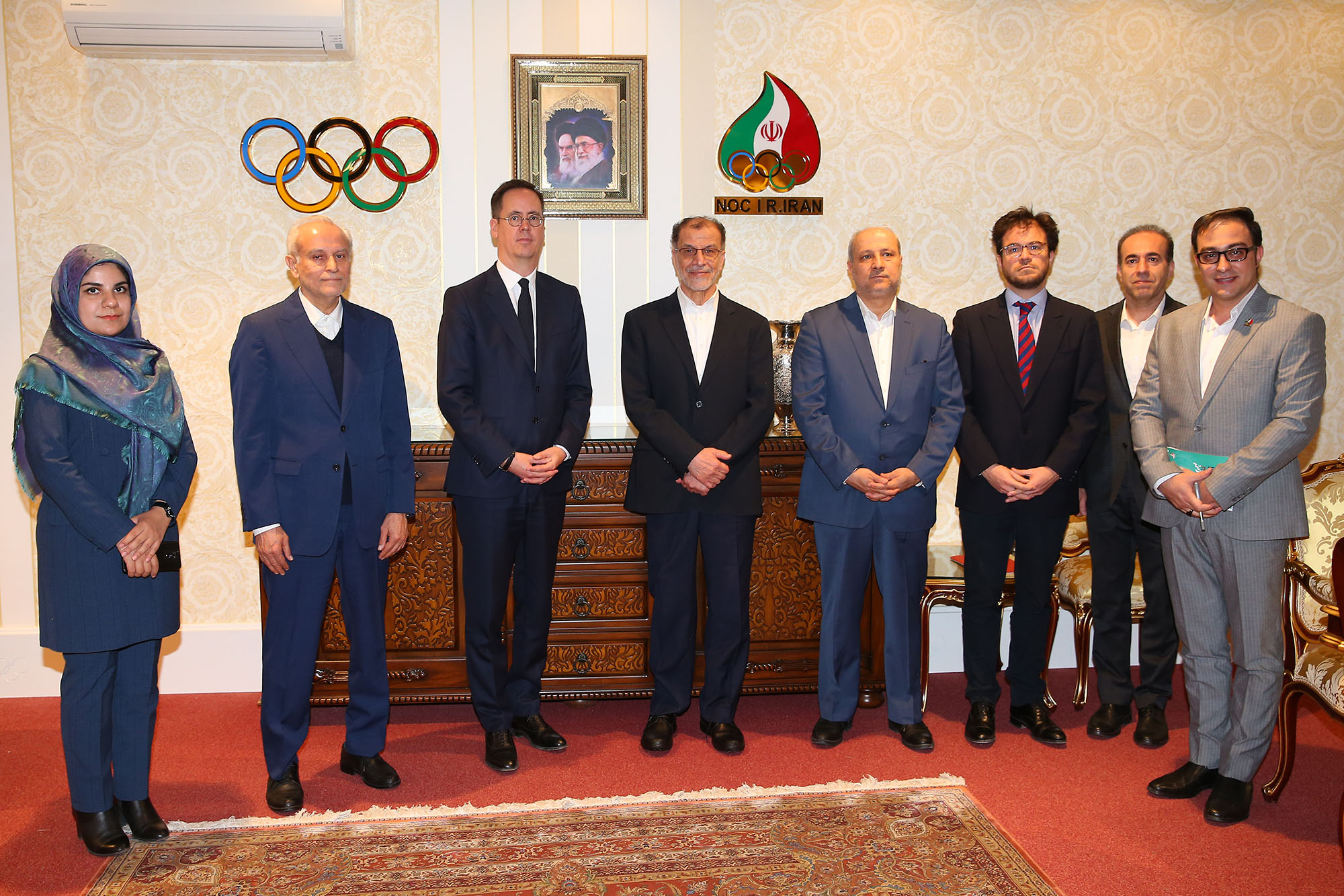 دیدار ریاست کمیته ملی المپیک با سفیر فرانسه در ایران 7