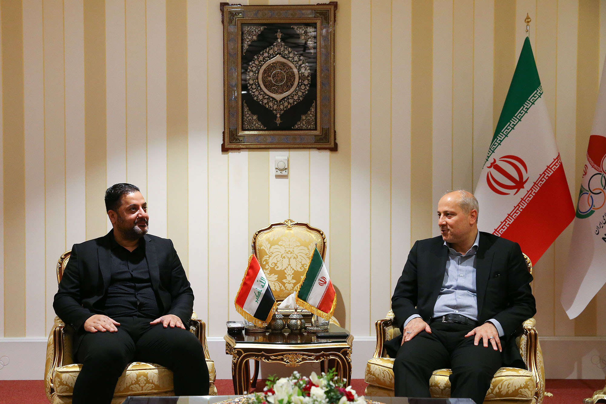 دیدار دبیرکل کمیته ملی المپیک با مسئولین کمیته ملی المپیک عراق 1