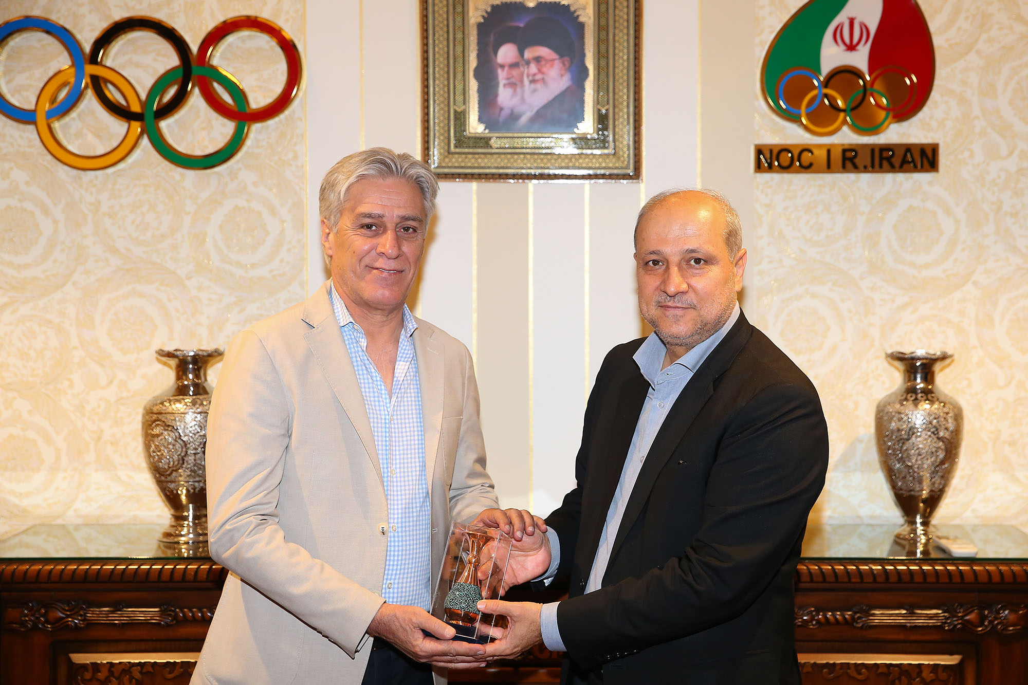 دیدار دبیرکل کمیته ملی المپیک با مسئولین کمیته ملی المپیک عراق 9