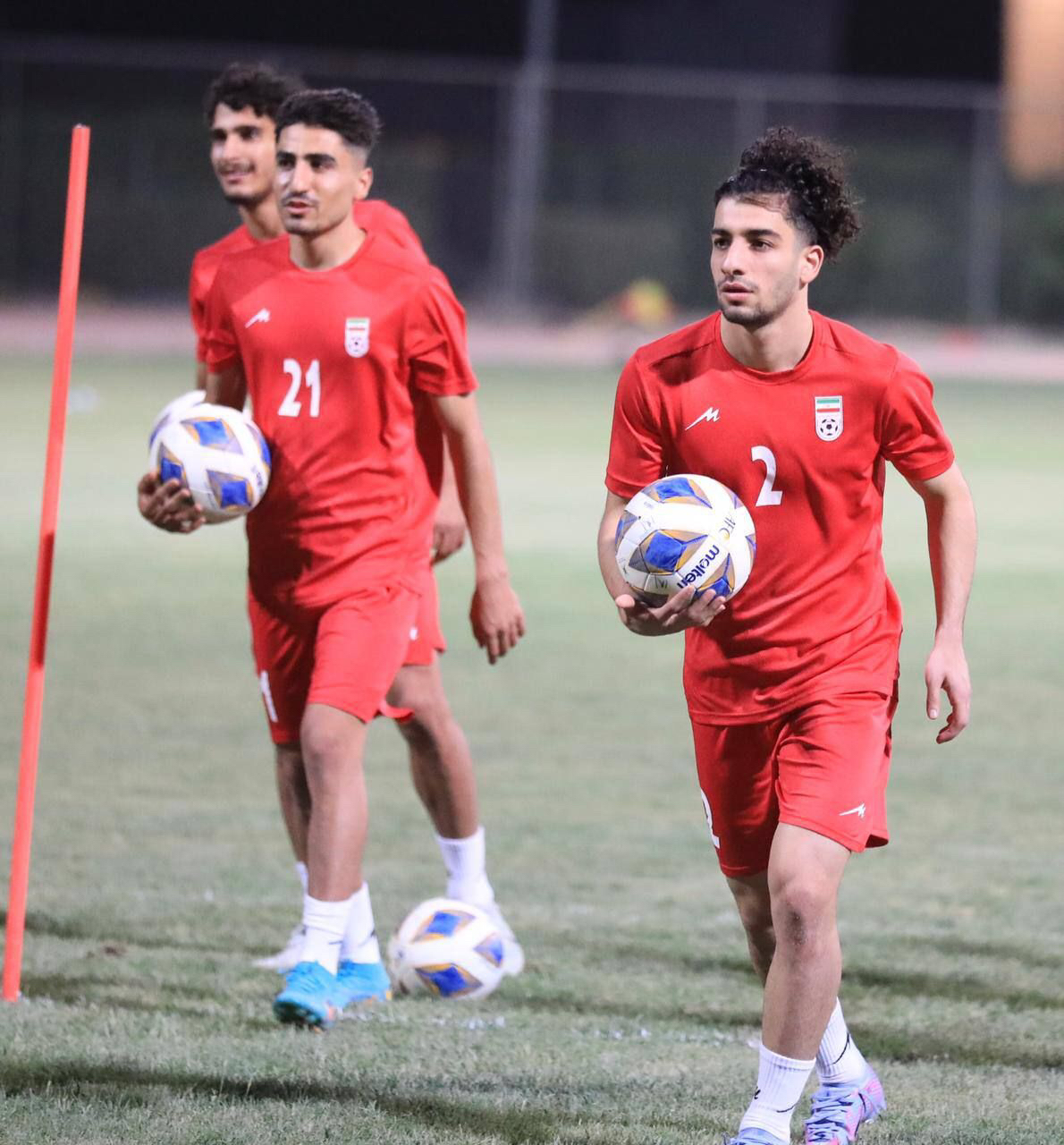 تمرین تیم ملی امید فوتبال در کربلا 2