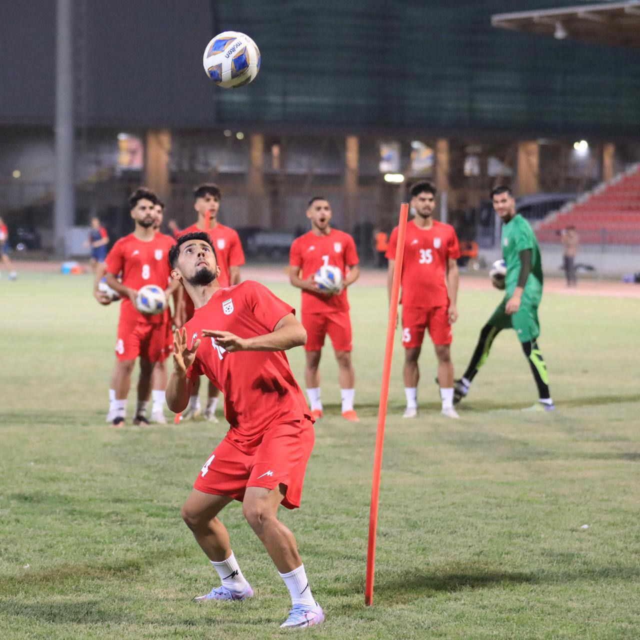 تمرین تیم ملی امید فوتبال در کربلا 11