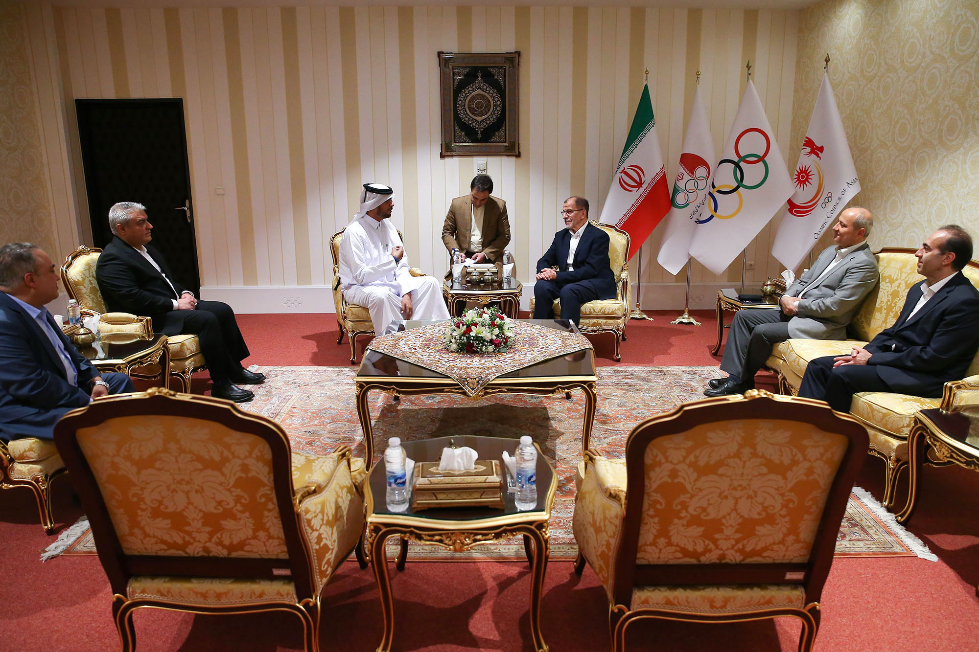 دیدار روسای کمیته ملی المپیک با رییس فدراسیون جهانی بولینگ و بیلیارد 1