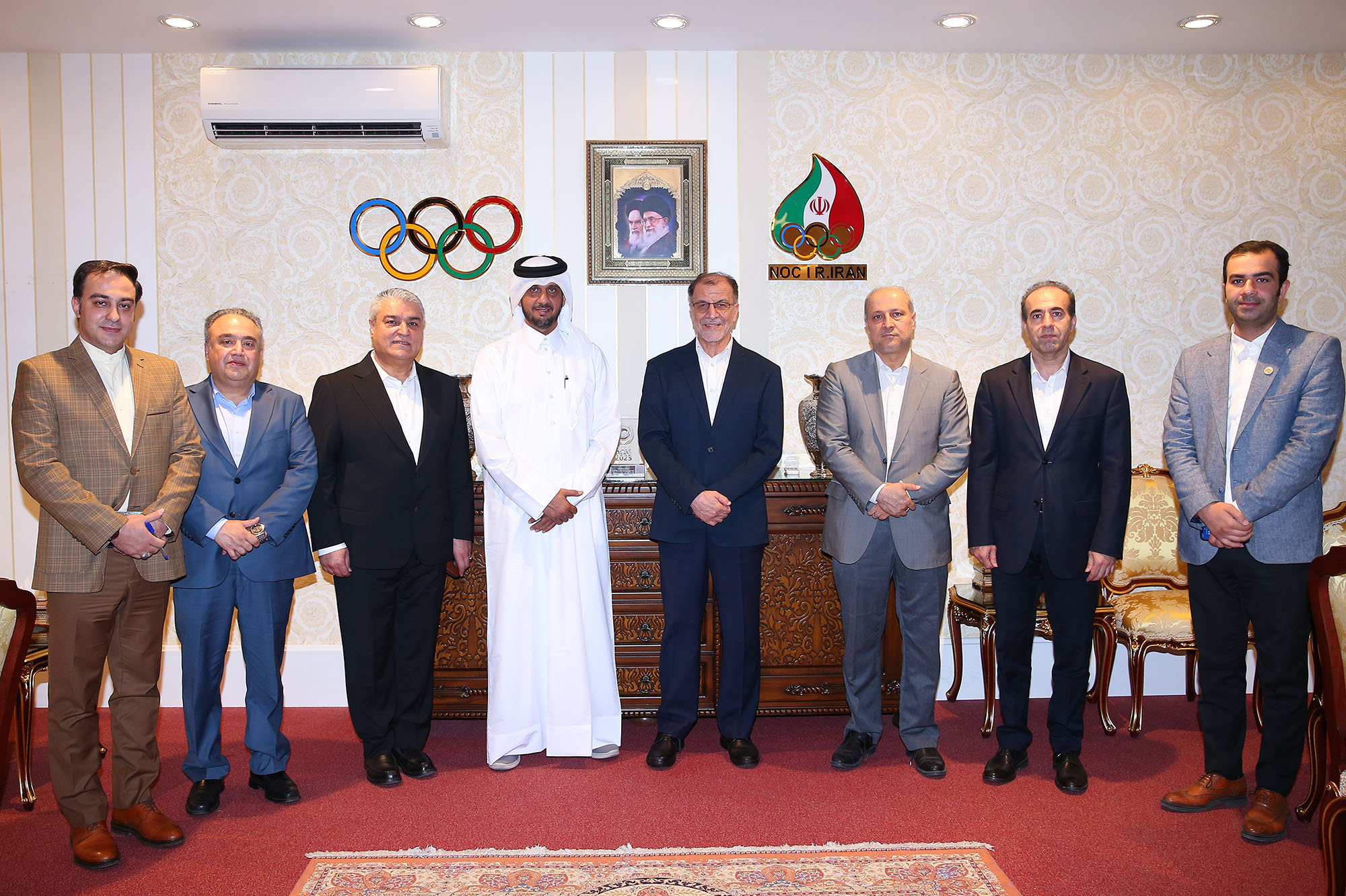 دیدار روسای کمیته ملی المپیک با رییس فدراسیون جهانی بولینگ و بیلیارد 7