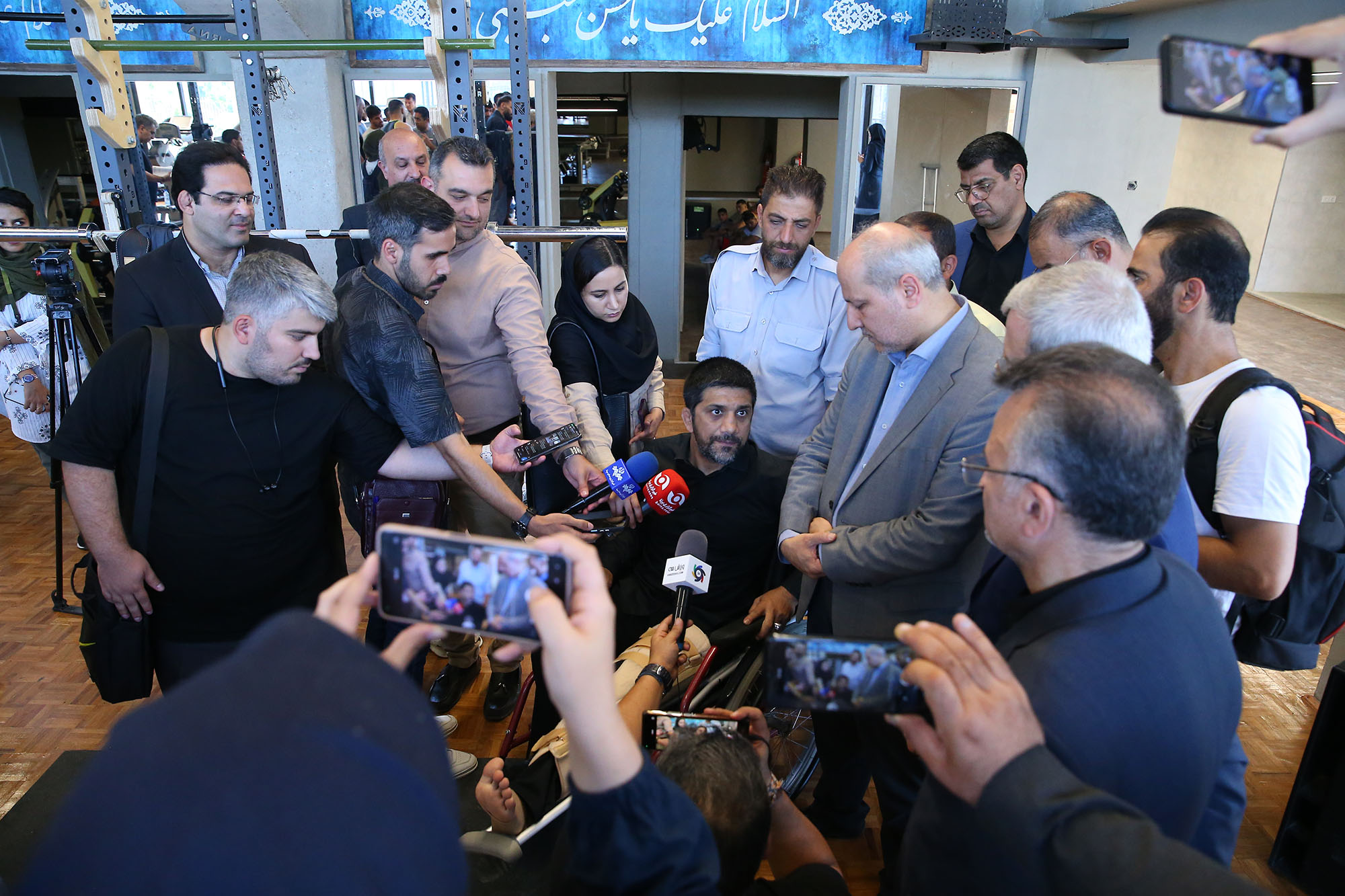 بازدید مسولان کمیته ملی المپیک از اردو تیم ملی قایقرانی و کشتی 2