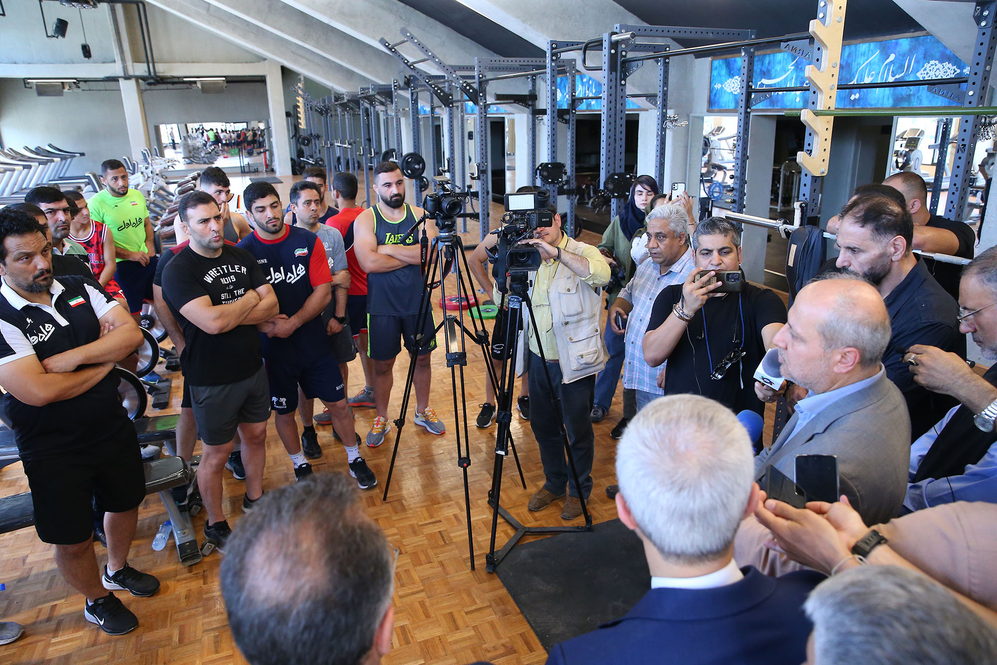 بازدید مسولان کمیته ملی المپیک از اردو تیم ملی قایقرانی و کشتی 4