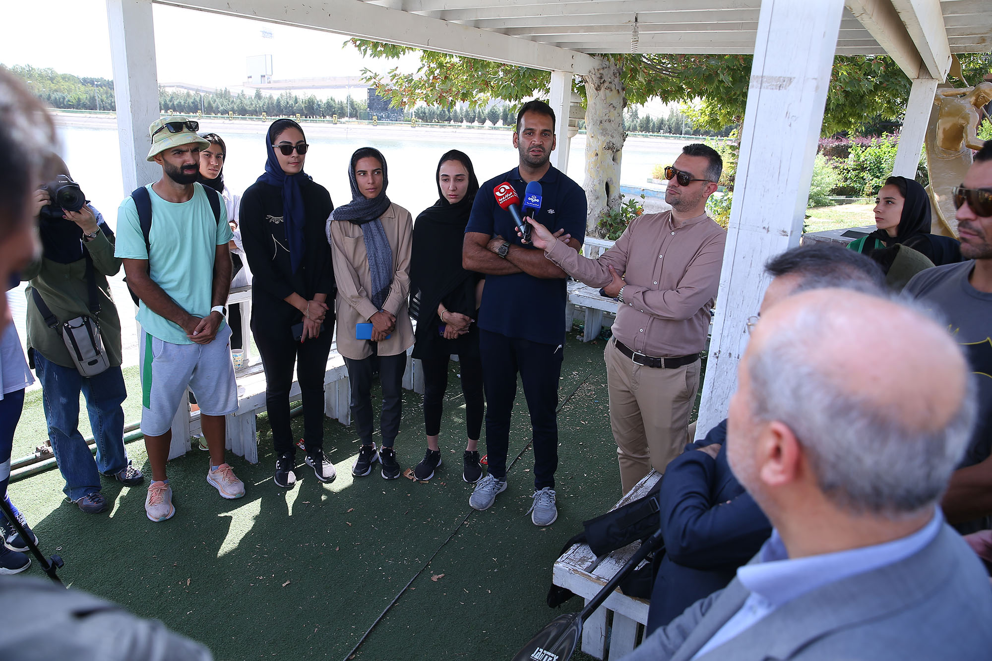 بازدید مسولان کمیته ملی المپیک از اردو تیم ملی قایقرانی و کشتی 19