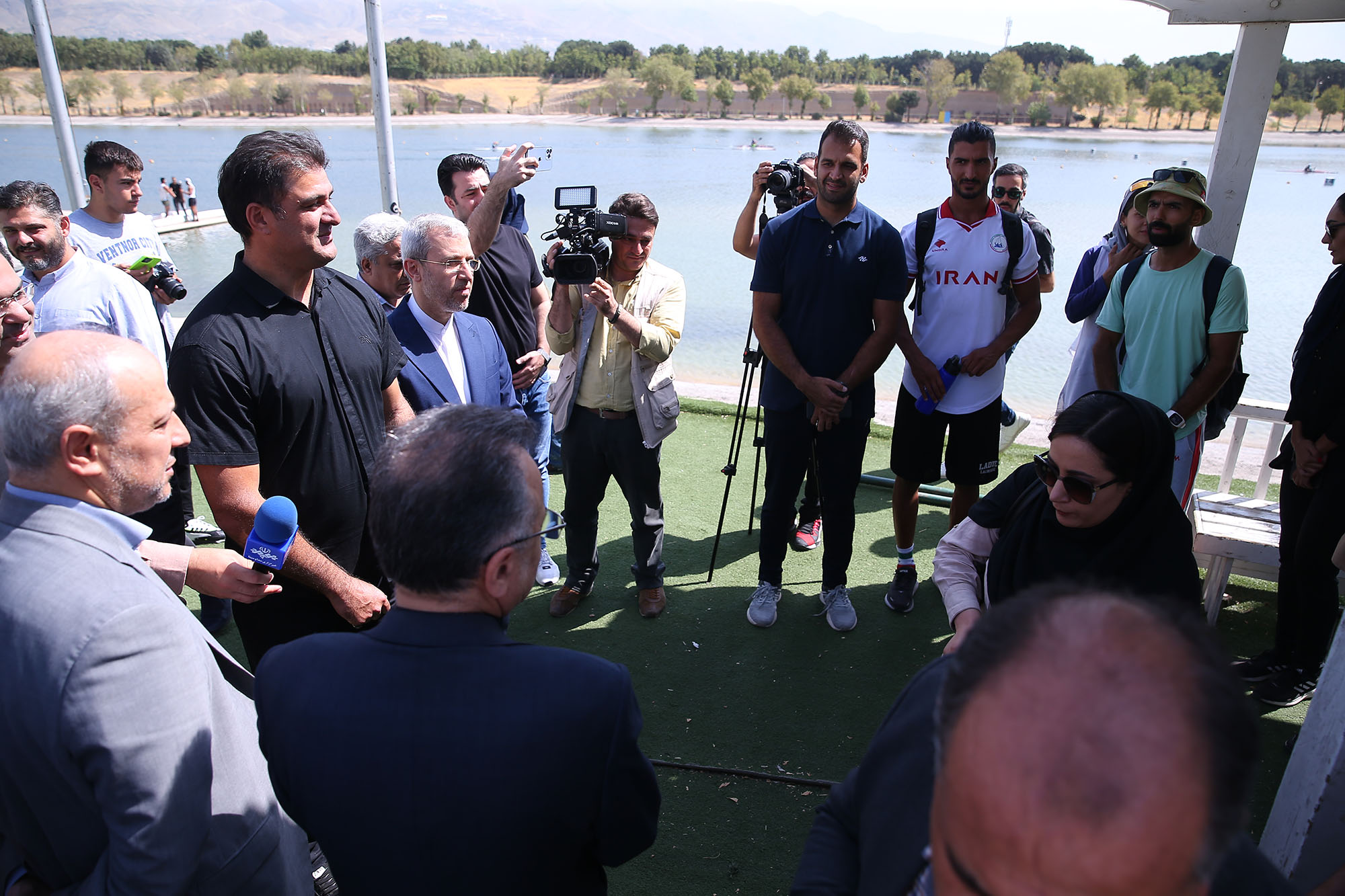 بازدید مسولان کمیته ملی المپیک از اردو تیم ملی قایقرانی و کشتی 22