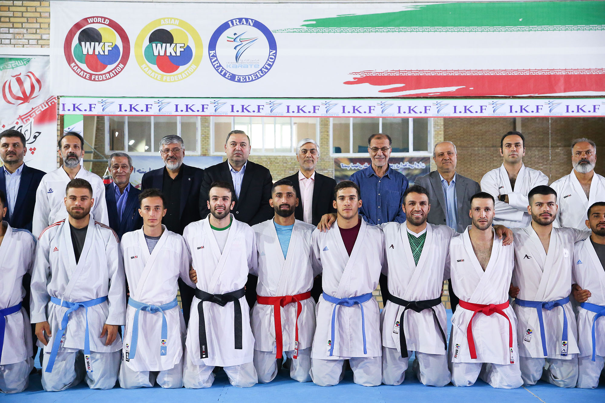 بازدید وزیر ورزش و جوانان و مسولان کمیته ملی المپیک  از اردو تیم ملی کاراته 4