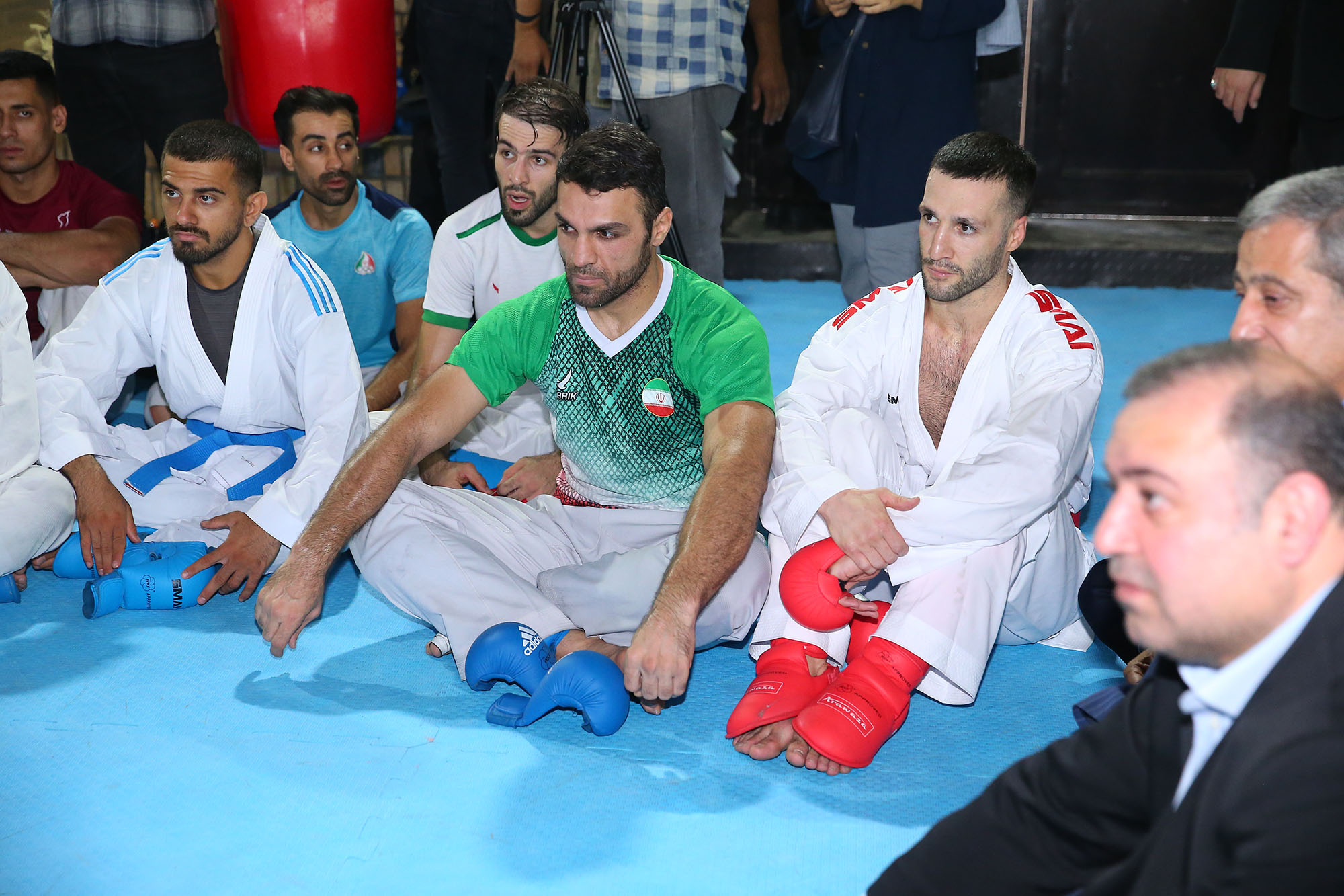 بازدید وزیر ورزش و جوانان و مسولان کمیته ملی المپیک  از اردو تیم ملی کاراته 10