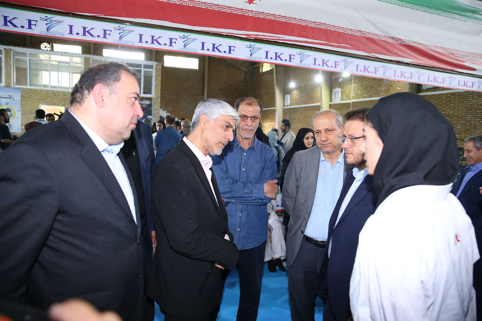 بازدید وزیر ورزش و جوانان و مسولان کمیته ملی المپیک  از اردو تیم ملی کاراته 13