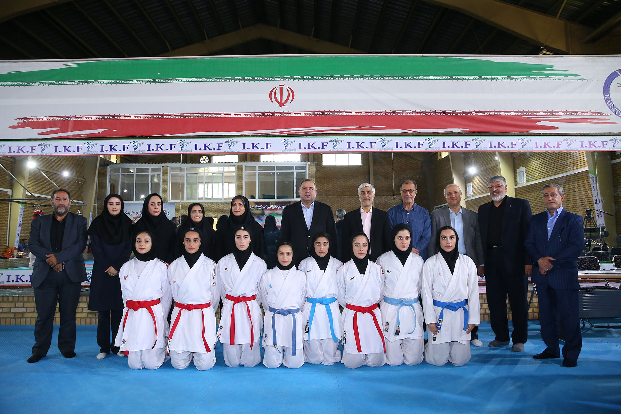 بازدید وزیر ورزش و جوانان و مسولان کمیته ملی المپیک  از اردو تیم ملی کاراته 14