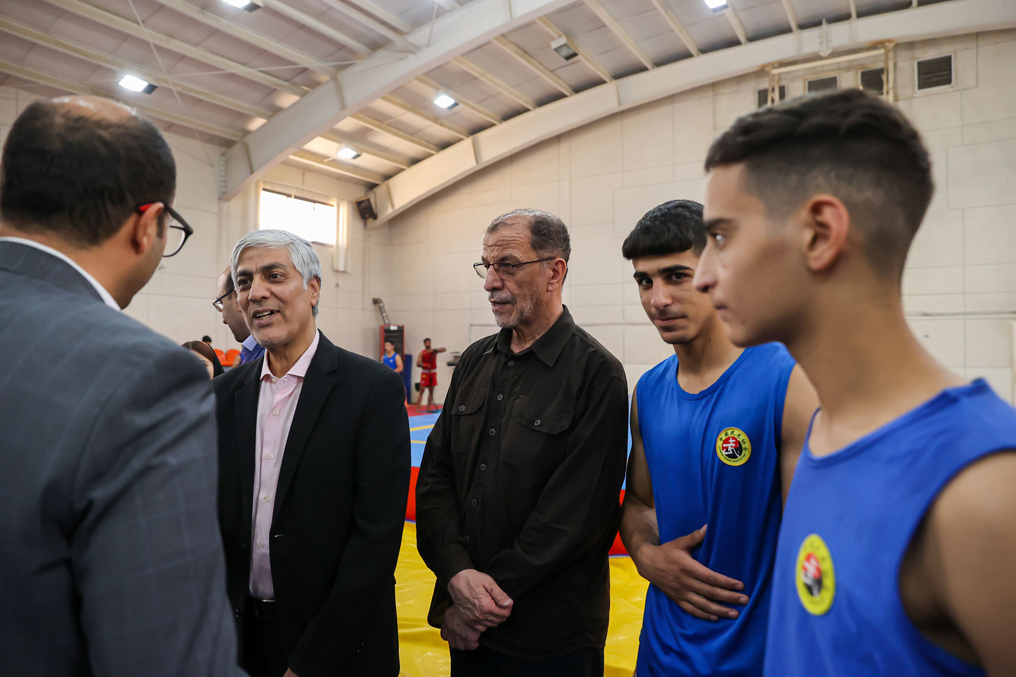 بازدید وزیر ورزش و جوانان و مسولان کمیته ملی المپیک  از اردو تیم ملی ووشو 5