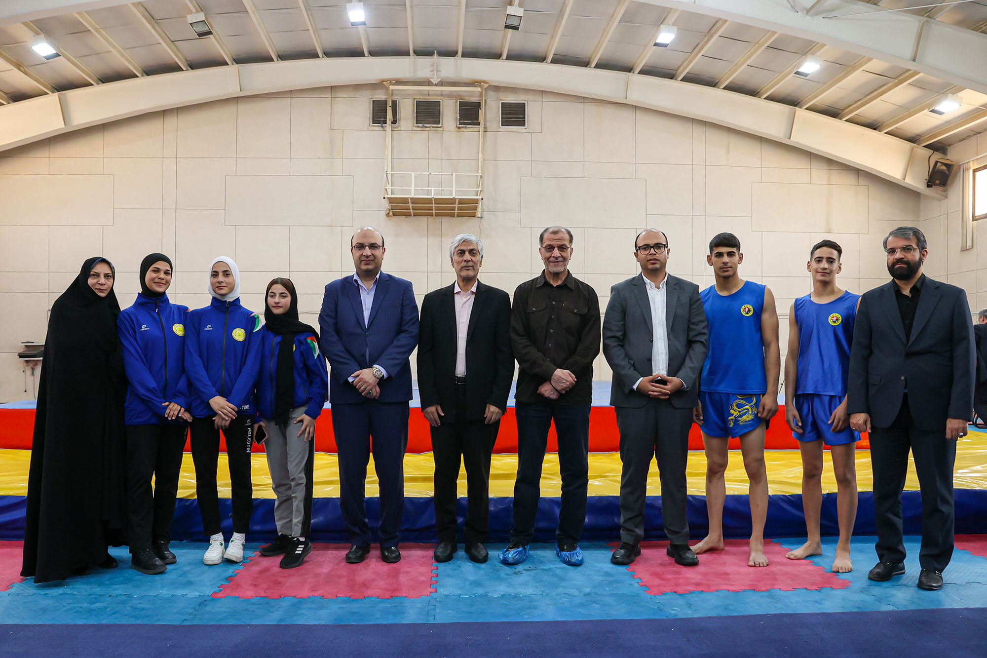 بازدید وزیر ورزش و جوانان و مسولان کمیته ملی المپیک  از اردو تیم ملی ووشو 8