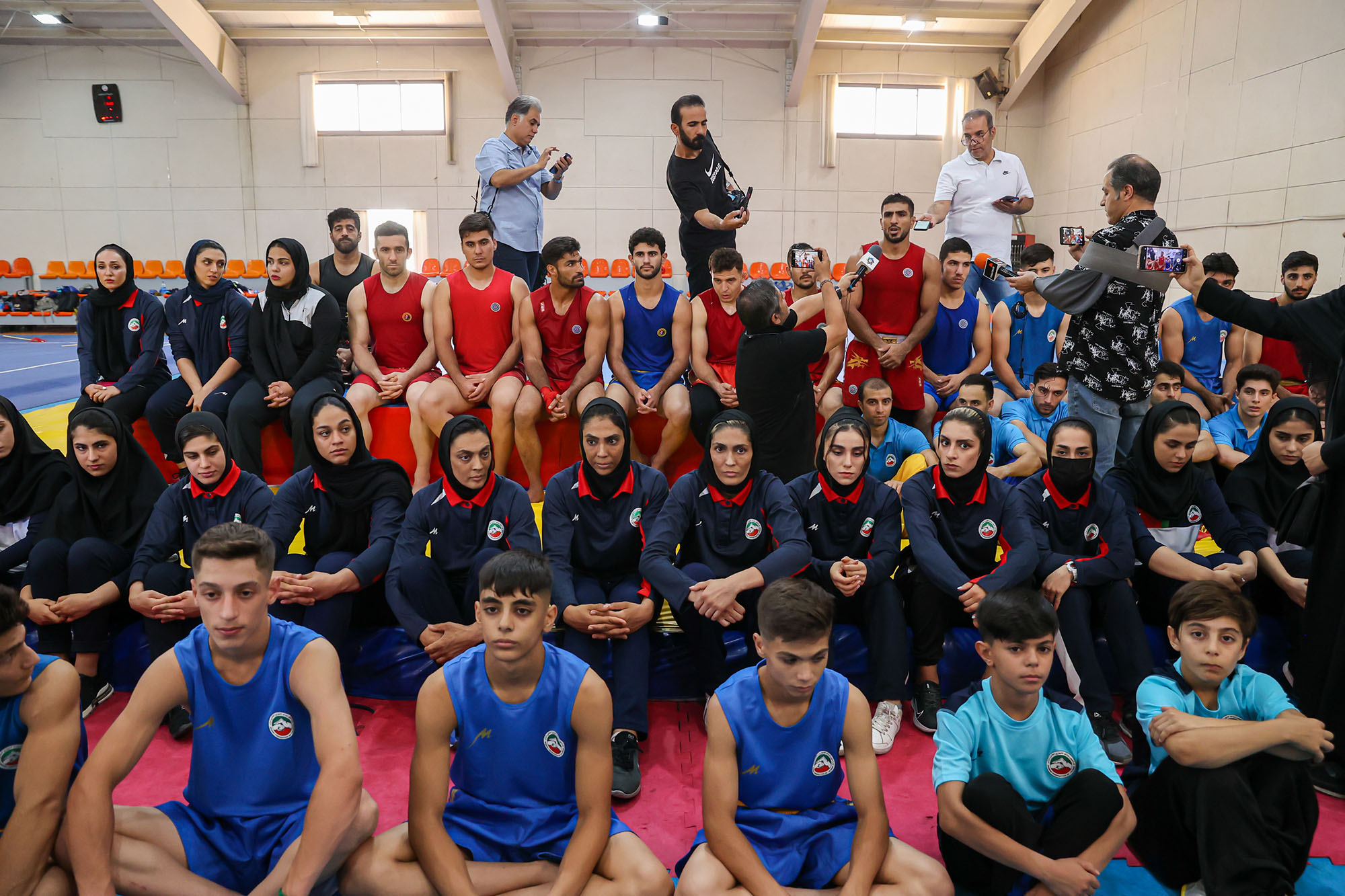 بازدید وزیر ورزش و جوانان و مسولان کمیته ملی المپیک  از اردو تیم ملی ووشو 25