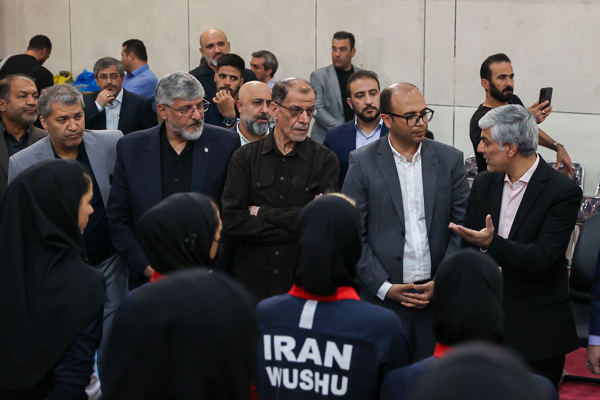 بازدید وزیر ورزش و جوانان و مسولان کمیته ملی المپیک  از اردو تیم ملی ووشو 27