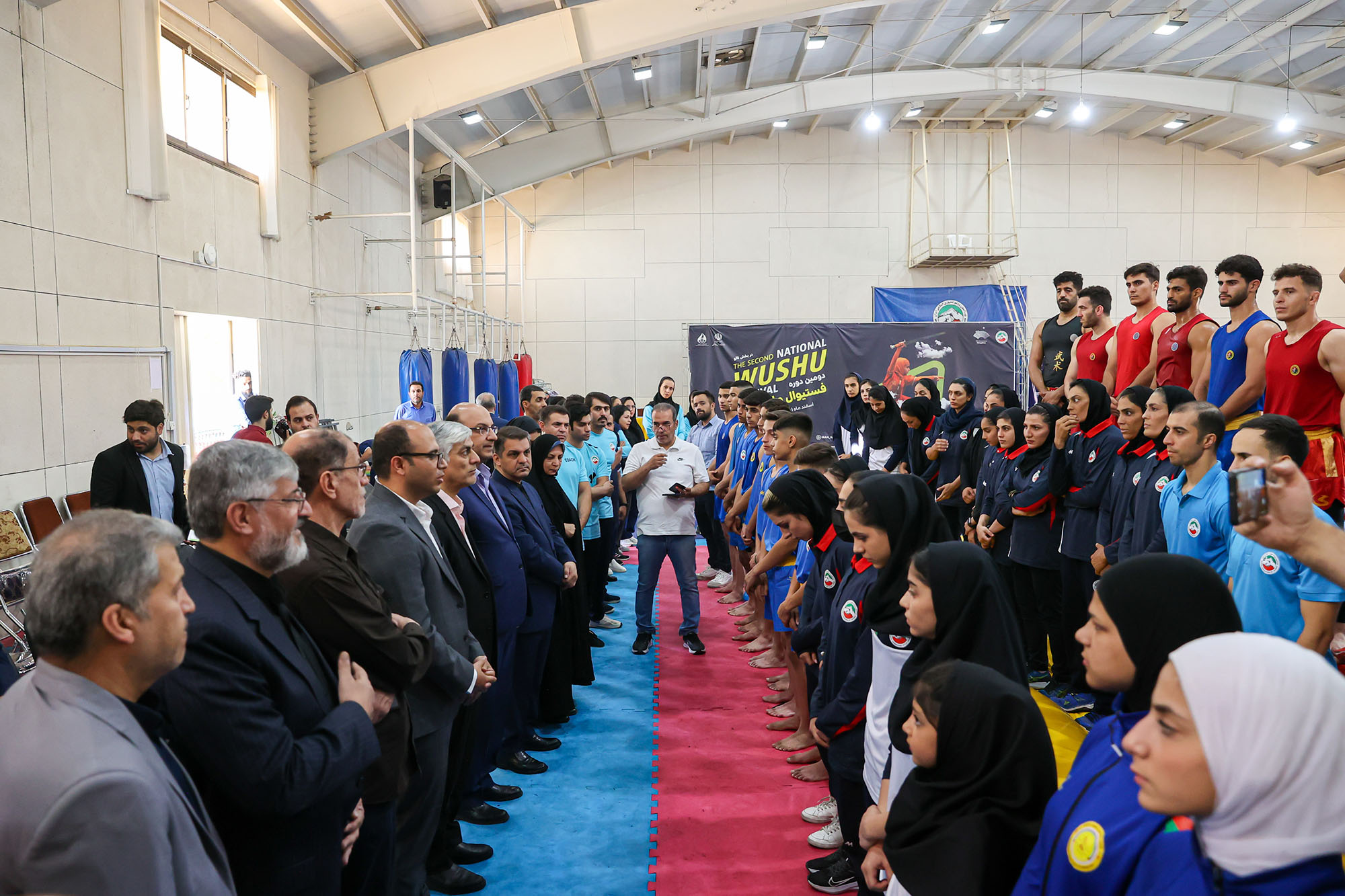 بازدید وزیر ورزش و جوانان و مسولان کمیته ملی المپیک  از اردو تیم ملی ووشو 29