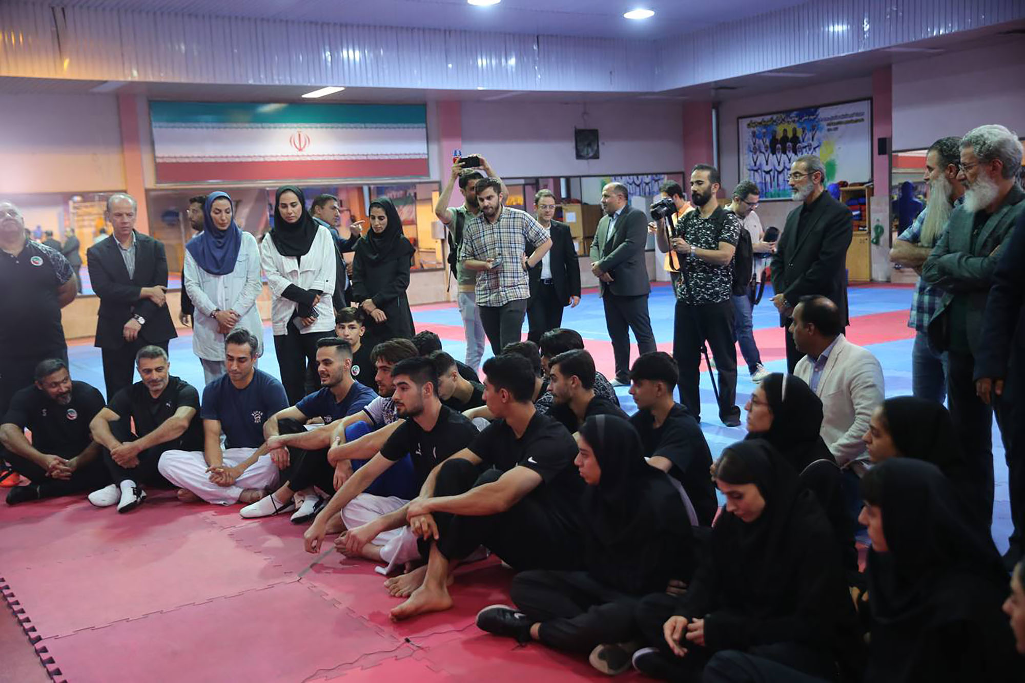 بازدید مسولان ورزش کشور از اردو تیم ملی تکواندو 12