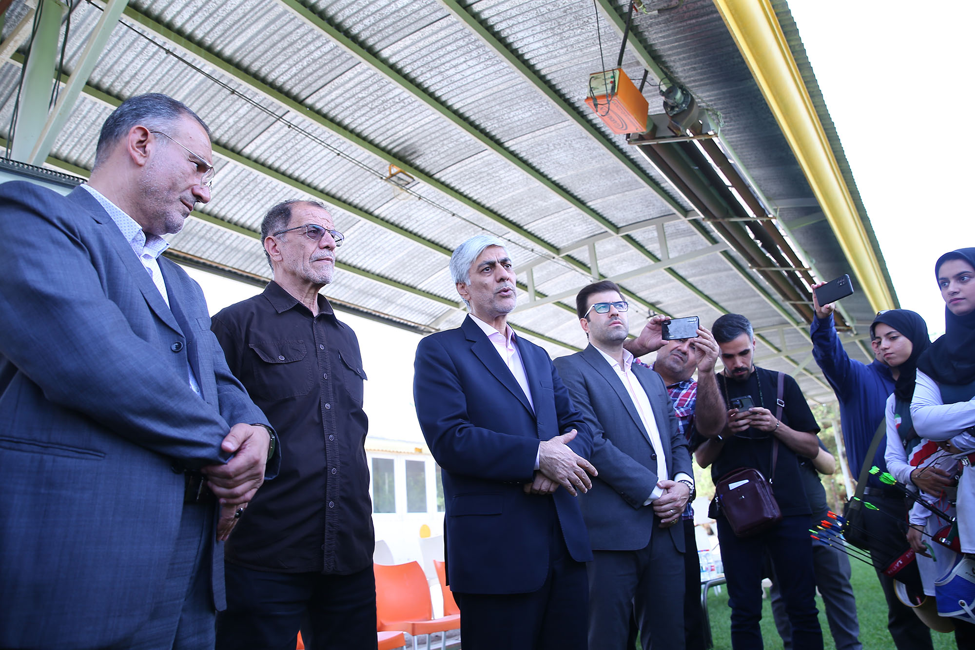 بازدید مسولان ورزش کشور از اردو تیم ملی تیروکمان 7