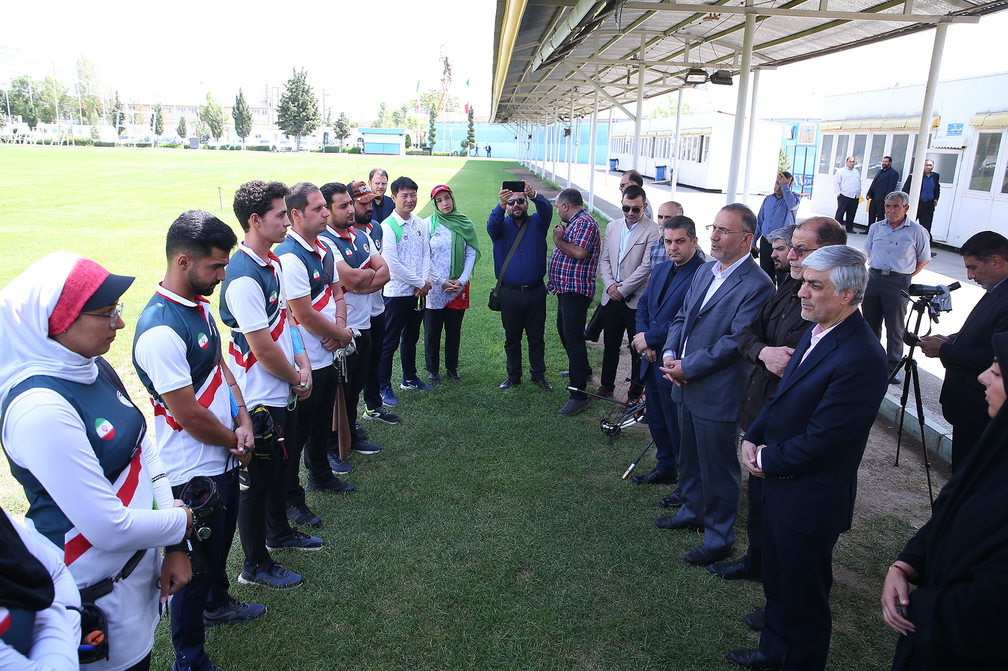 بازدید مسولان ورزش کشور از اردو تیم ملی تیروکمان 16