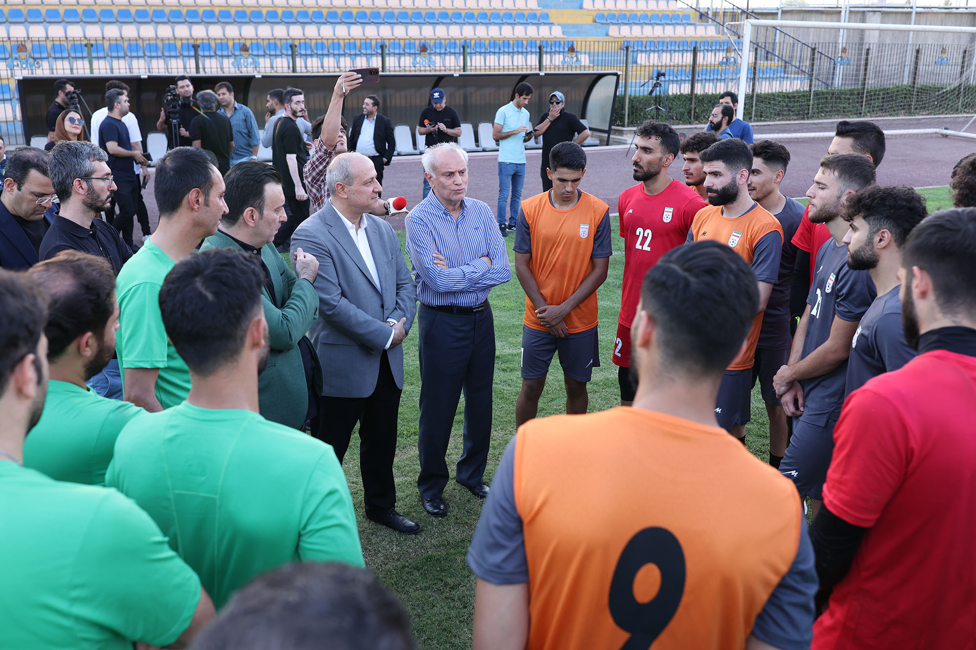 بازدید دبیرکل کمیته ملی المپیک از اردو تیم ملی فوتبال 5