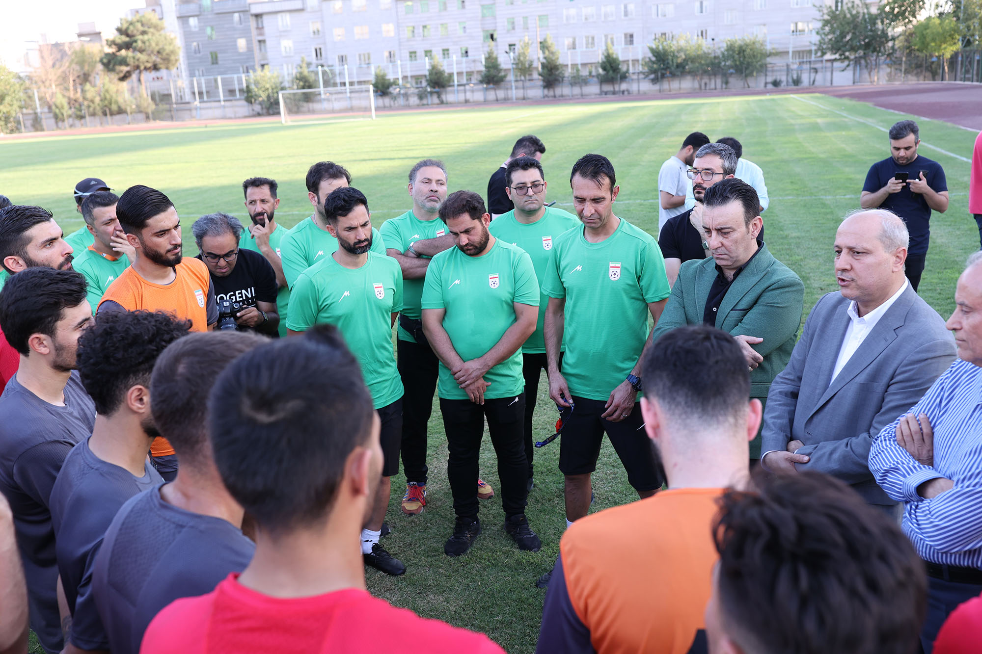 بازدید دبیرکل کمیته ملی المپیک از اردو تیم ملی فوتبال 7