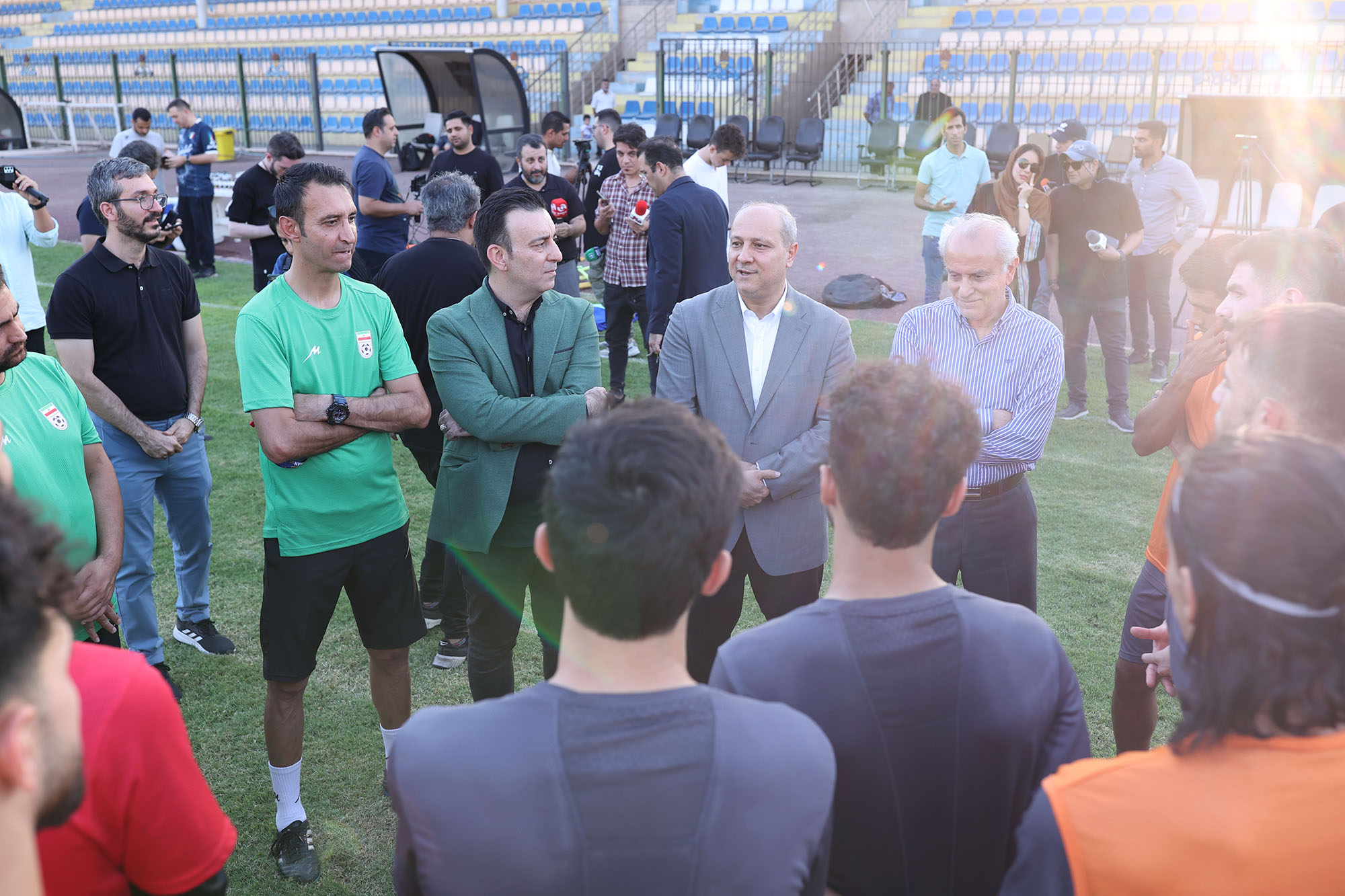 بازدید دبیرکل کمیته ملی المپیک از اردو تیم ملی فوتبال 9