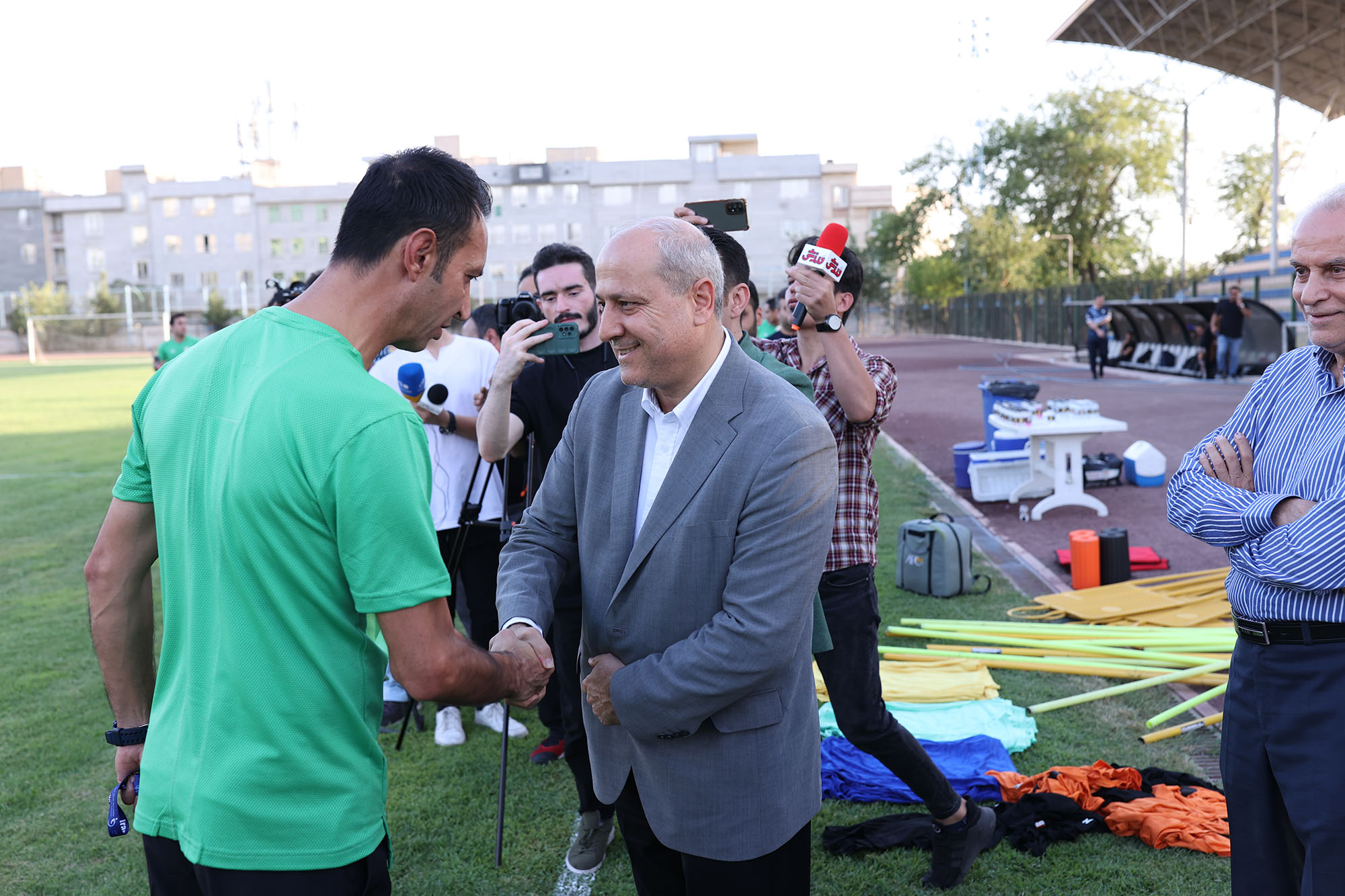 بازدید دبیرکل کمیته ملی المپیک از اردو تیم ملی فوتبال 14