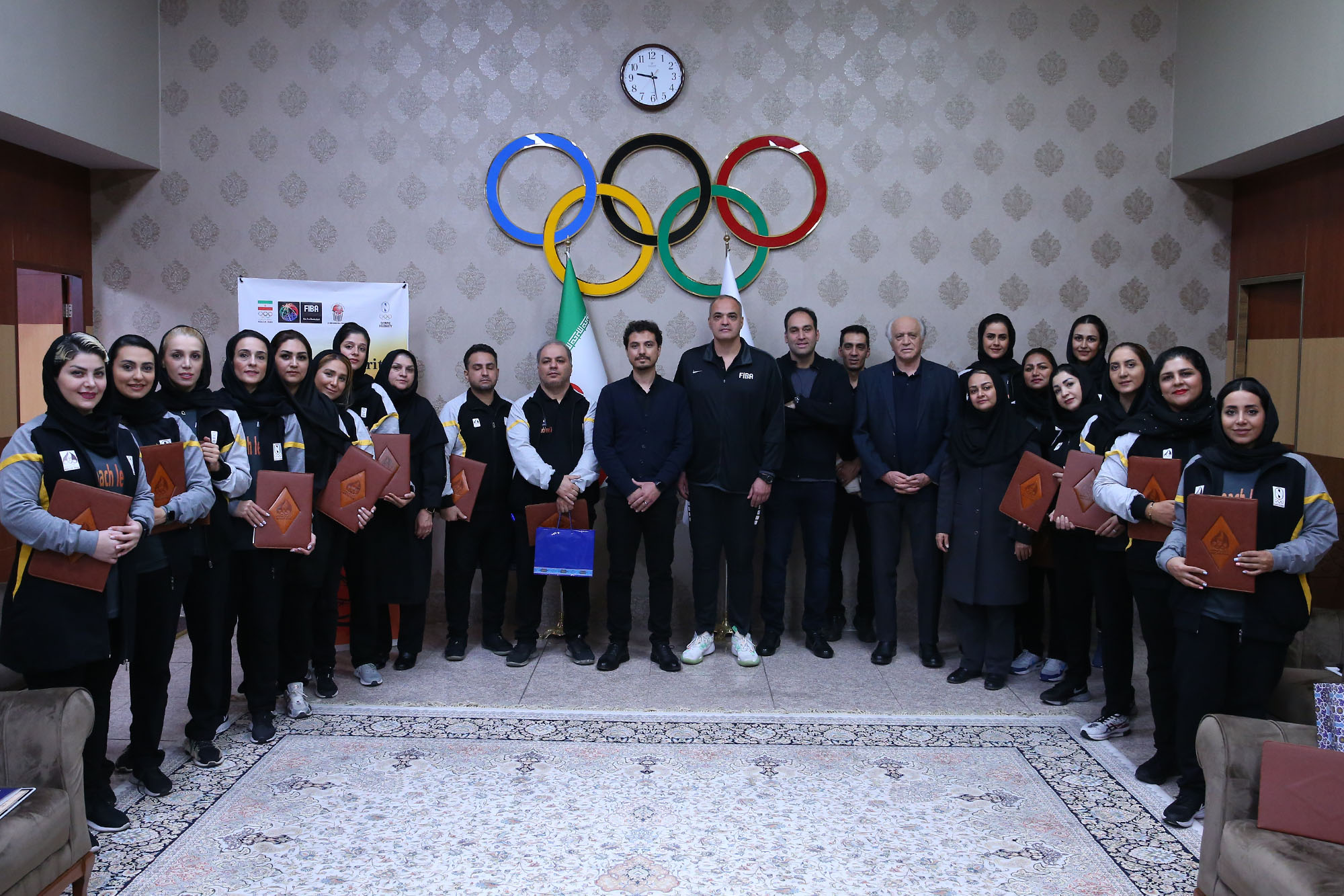 مراسم اختتامیه دوره همبستگی بسکتبال 1