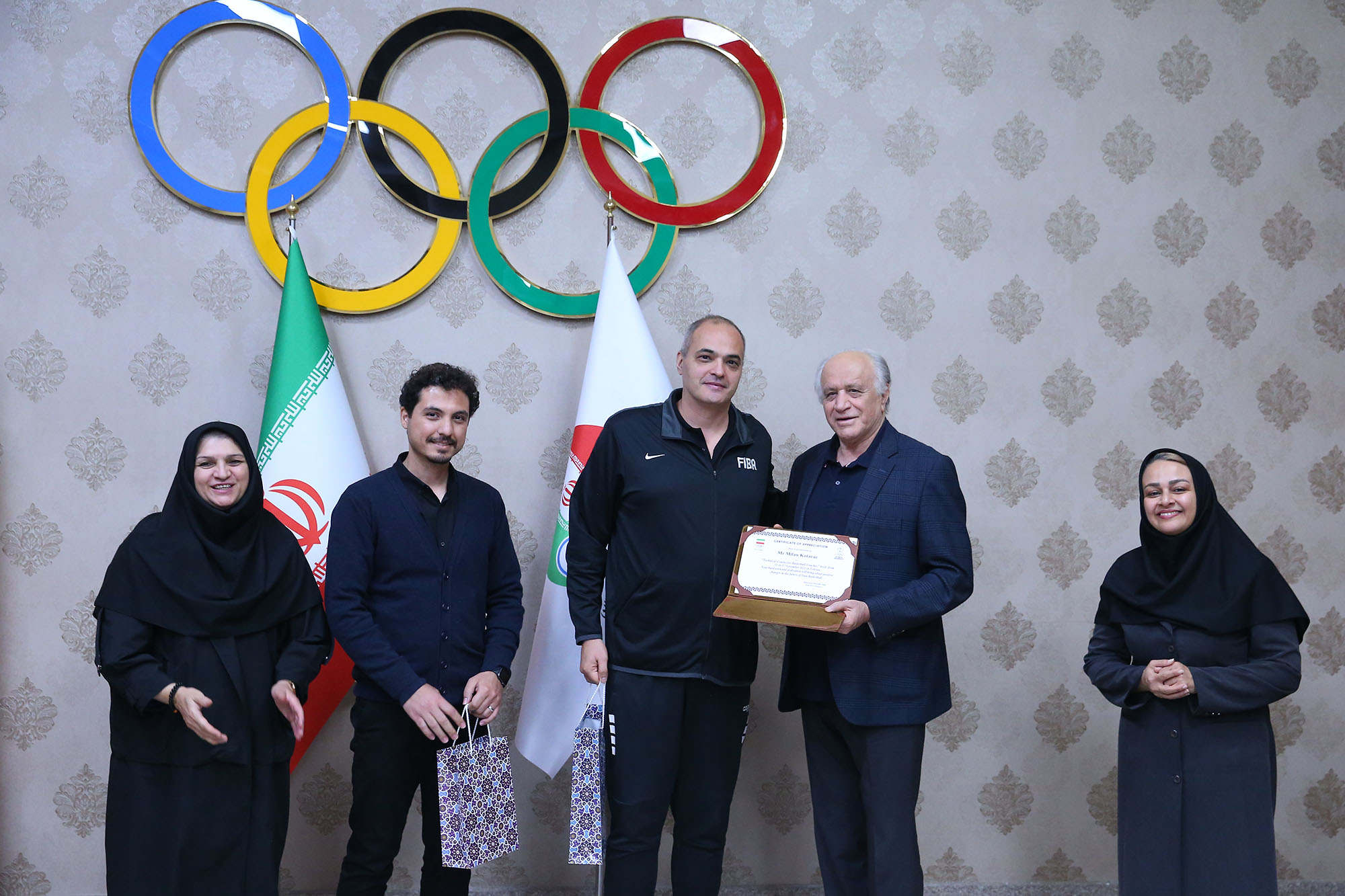 مراسم اختتامیه دوره همبستگی بسکتبال 3