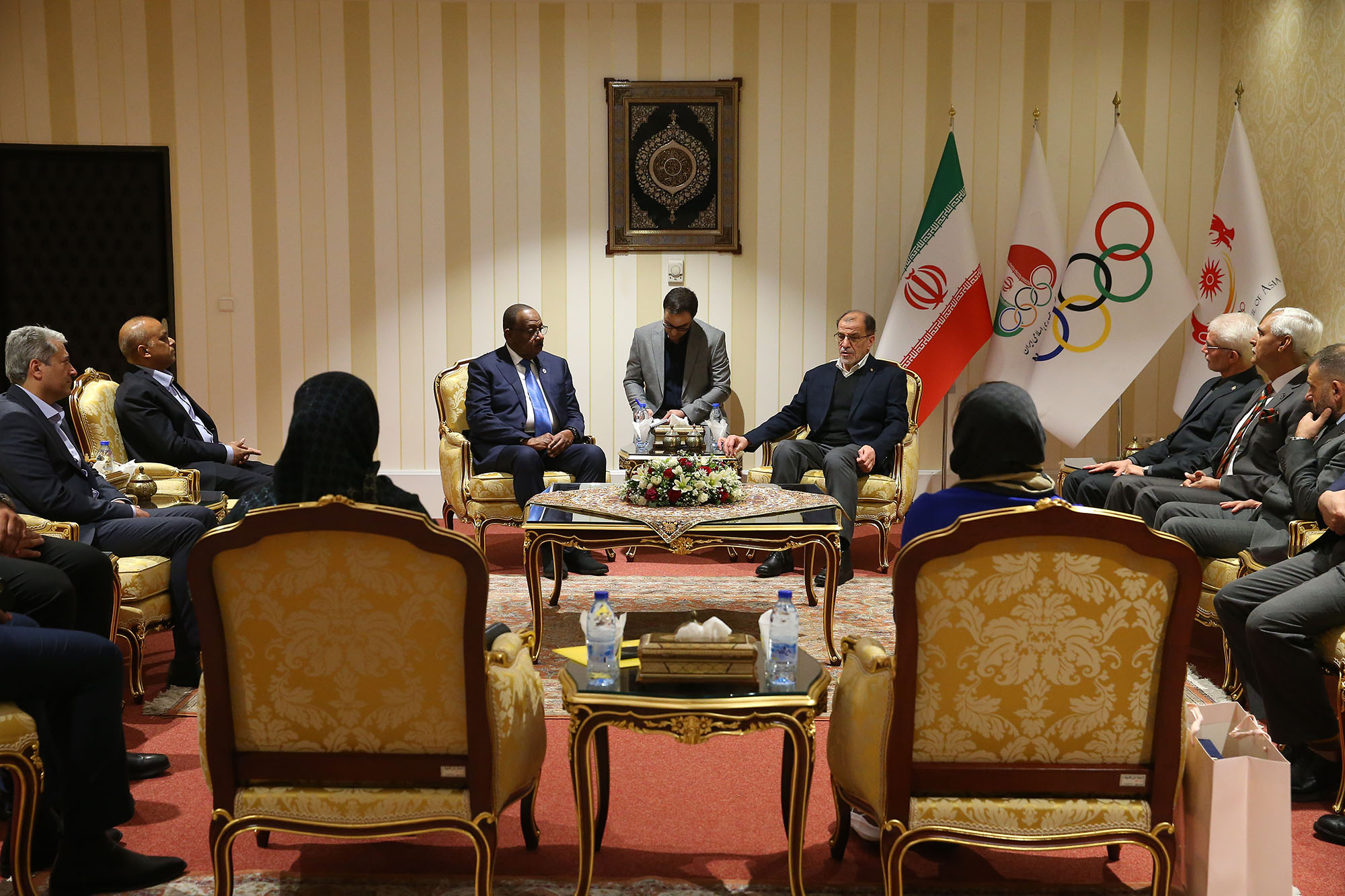 دیدار روسای کمیته ملی المپیک با رییس فدراسیون آسیایی دوومیدانی 6