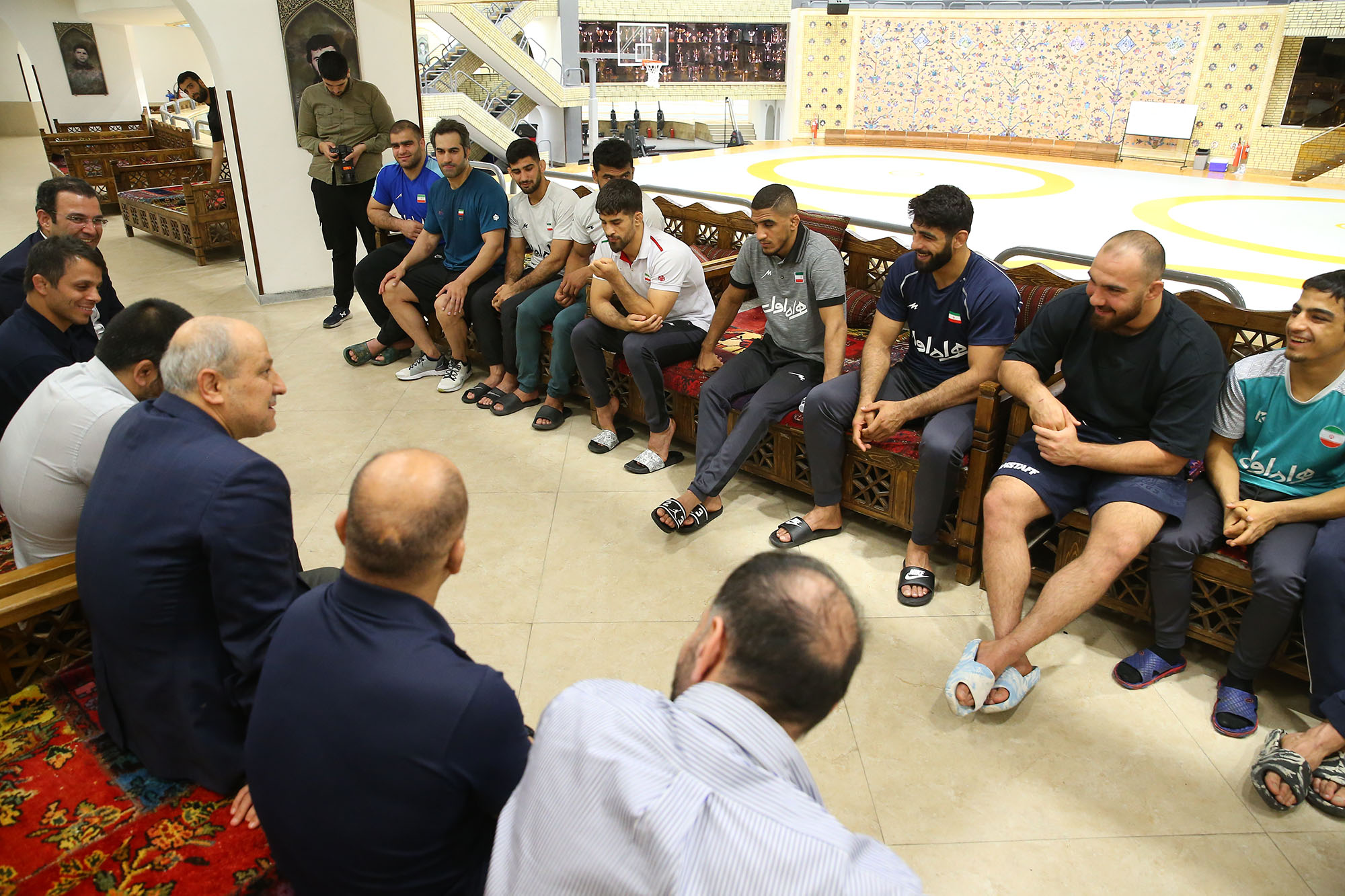 بازدید دبیرکل کمیته ملی المپیک از اردو کشتی آزاد و فرنگی 5