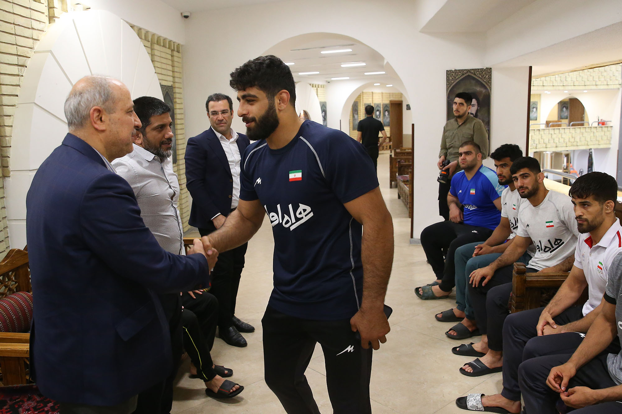 بازدید دبیرکل کمیته ملی المپیک از اردو کشتی آزاد و فرنگی 13