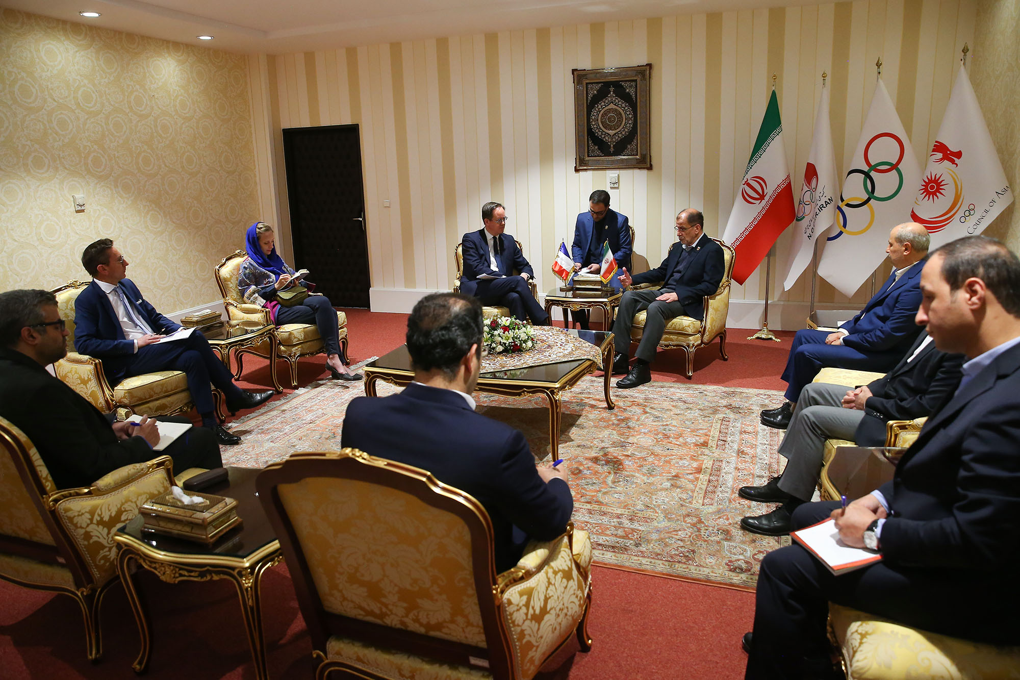 دیدار ریاست کمیته ملی المپیک با سفیر فرانسه در ایران- 5