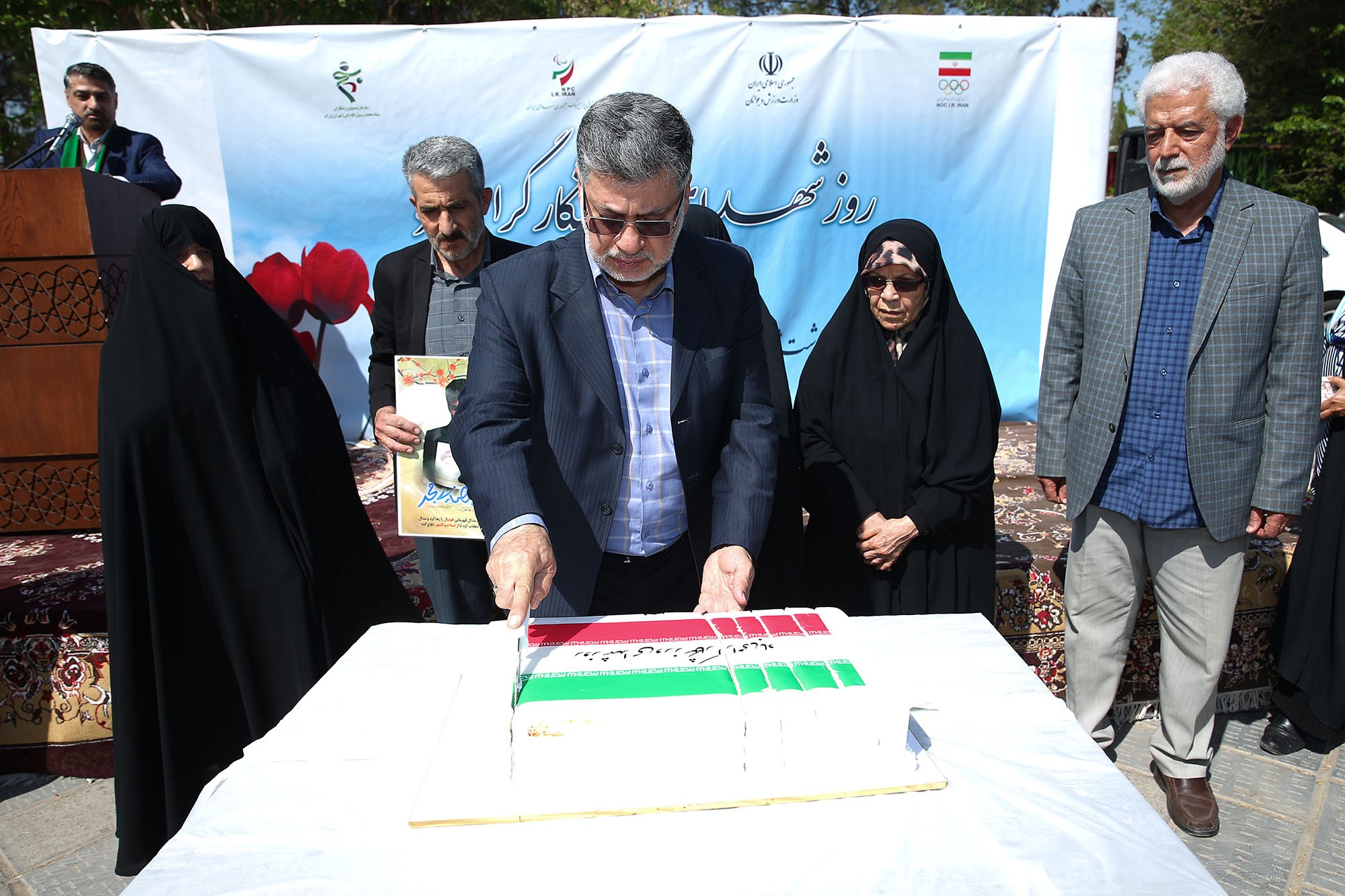 مراسم بزرگداشت شهدای ورزشکار 8