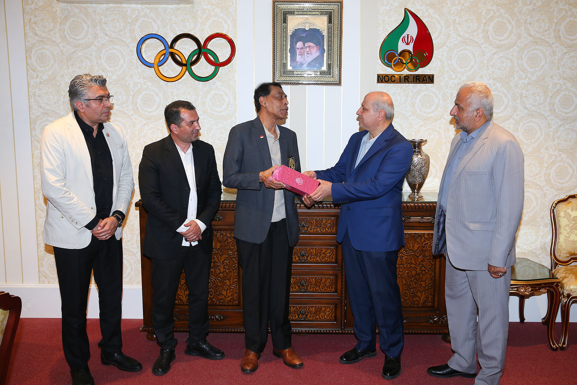 دیدار دبیرکل کمیته ملی المپیک با رییس فدراسیون آسیایی سپک تاکرا 3