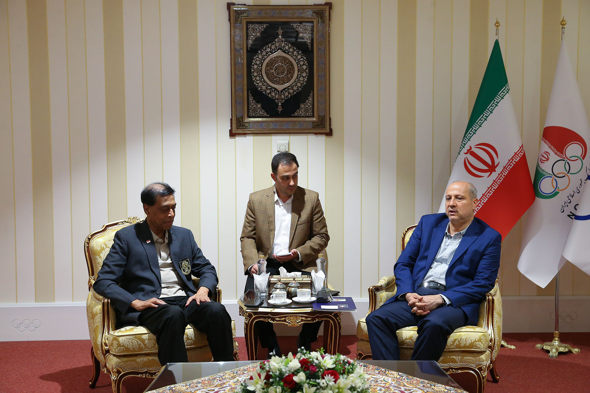 دیدار دبیرکل کمیته ملی المپیک با رییس فدراسیون آسیایی سپک تاکرا 8