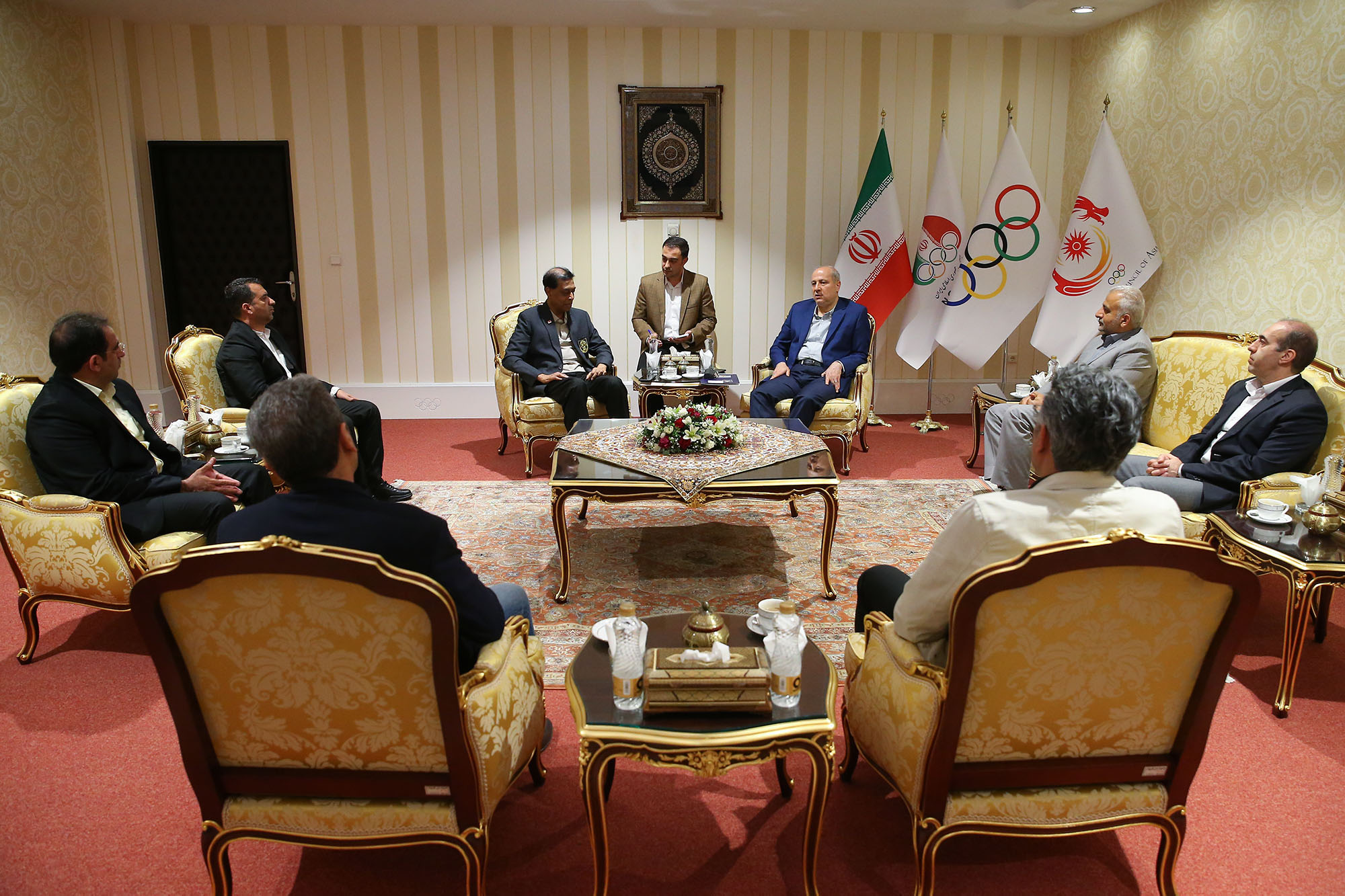 دیدار دبیرکل کمیته ملی المپیک با رییس فدراسیون آسیایی سپک تاکرا 9