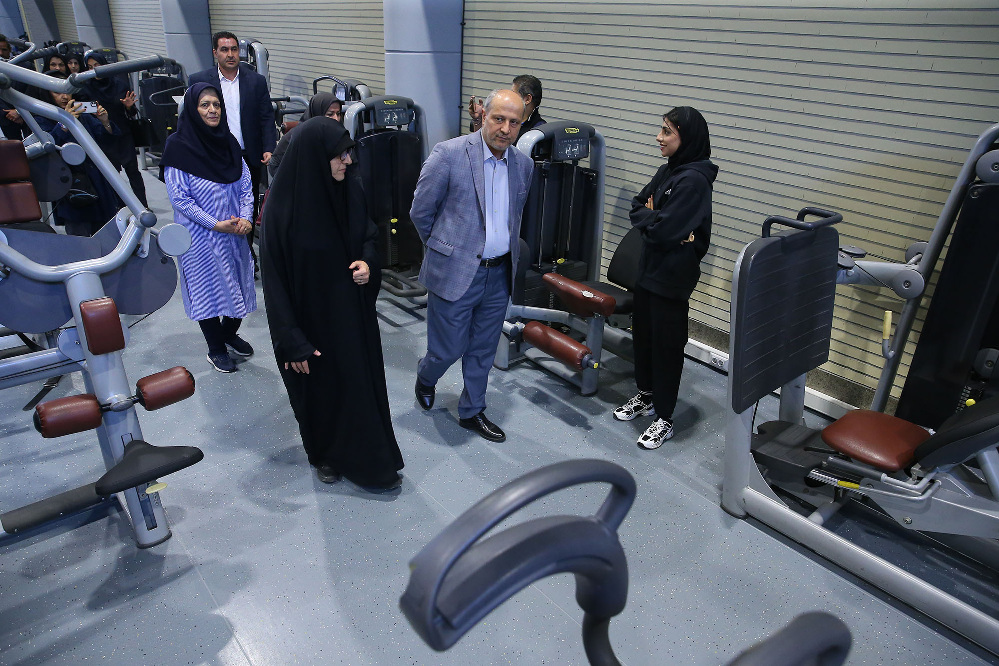 مراسم افتتاحیه سالن ورزشی برتر بانوان 3