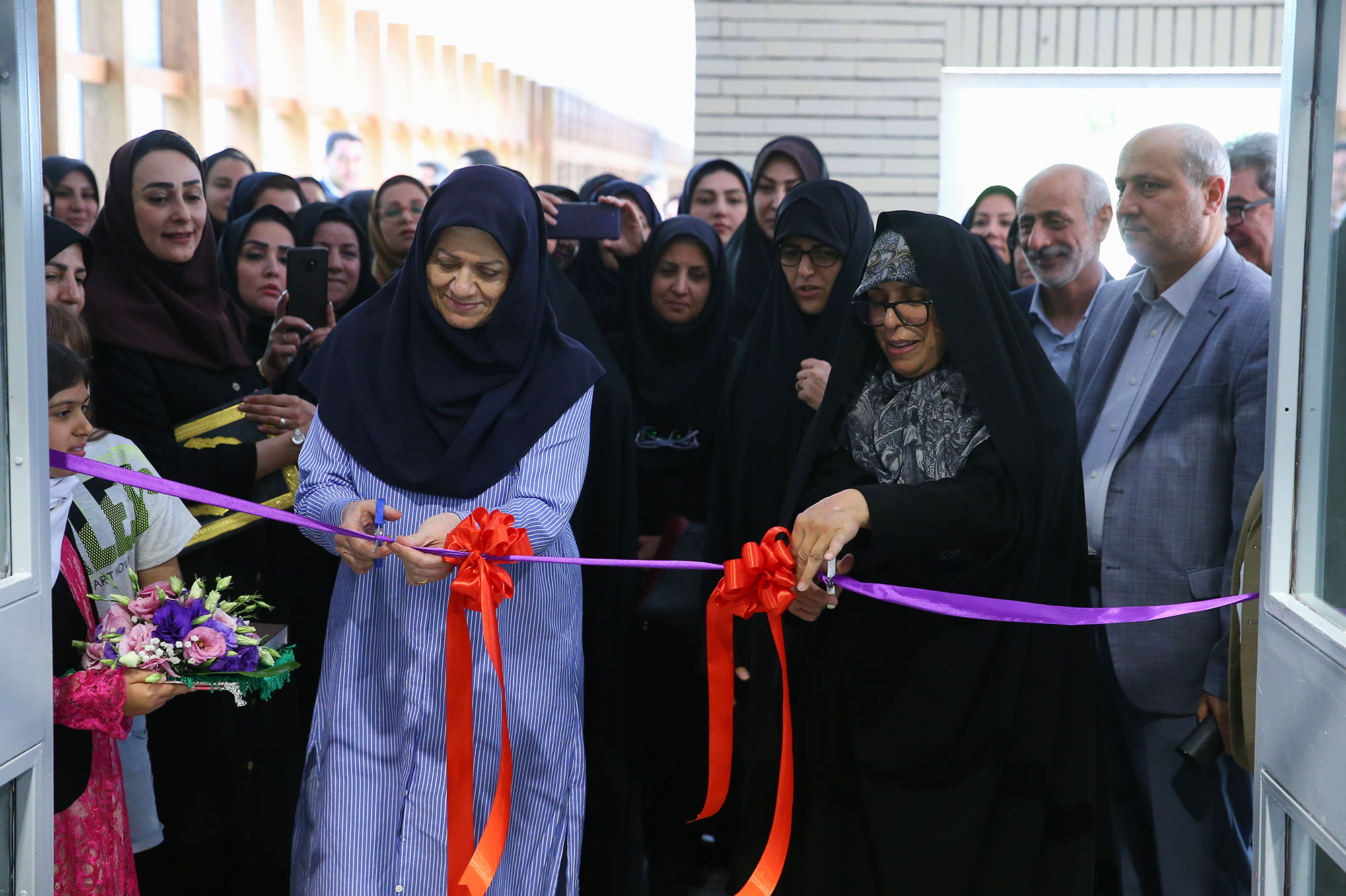 مراسم افتتاحیه سالن ورزشی برتر بانوان 5