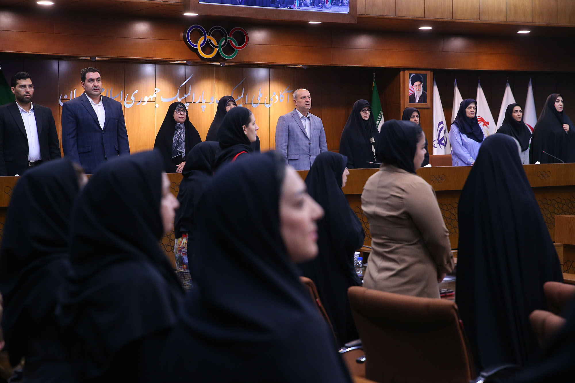 مراسم افتتاحیه سالن ورزشی برتر بانوان 22