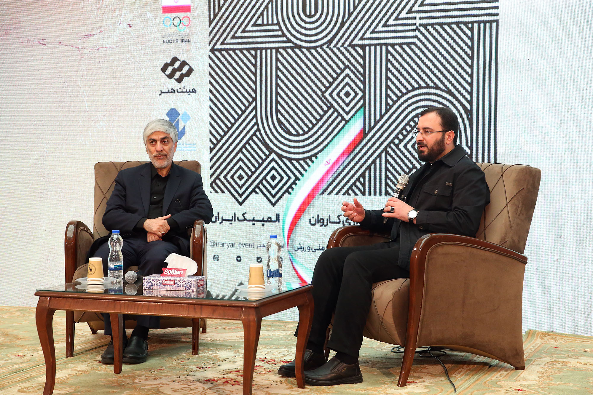 بازدید وزیر ورزش و جوانان و قائم مقام وزارت ارشاد و ریاست کمیته ملی المپیک  از پروژه ایران یار 19