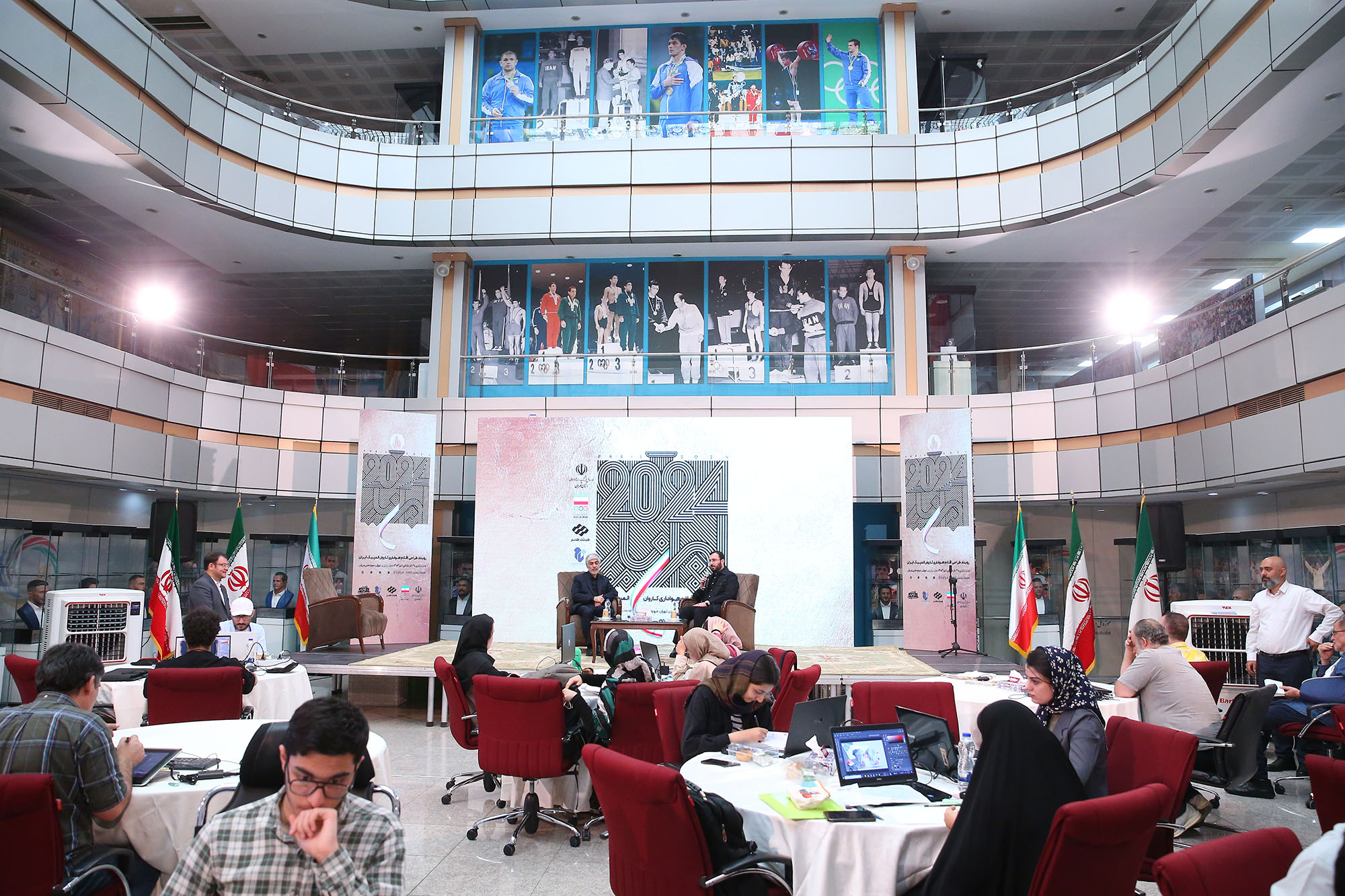 بازدید وزیر ورزش و جوانان و قائم مقام وزارت ارشاد و ریاست کمیته ملی المپیک  از پروژه ایران یار 20