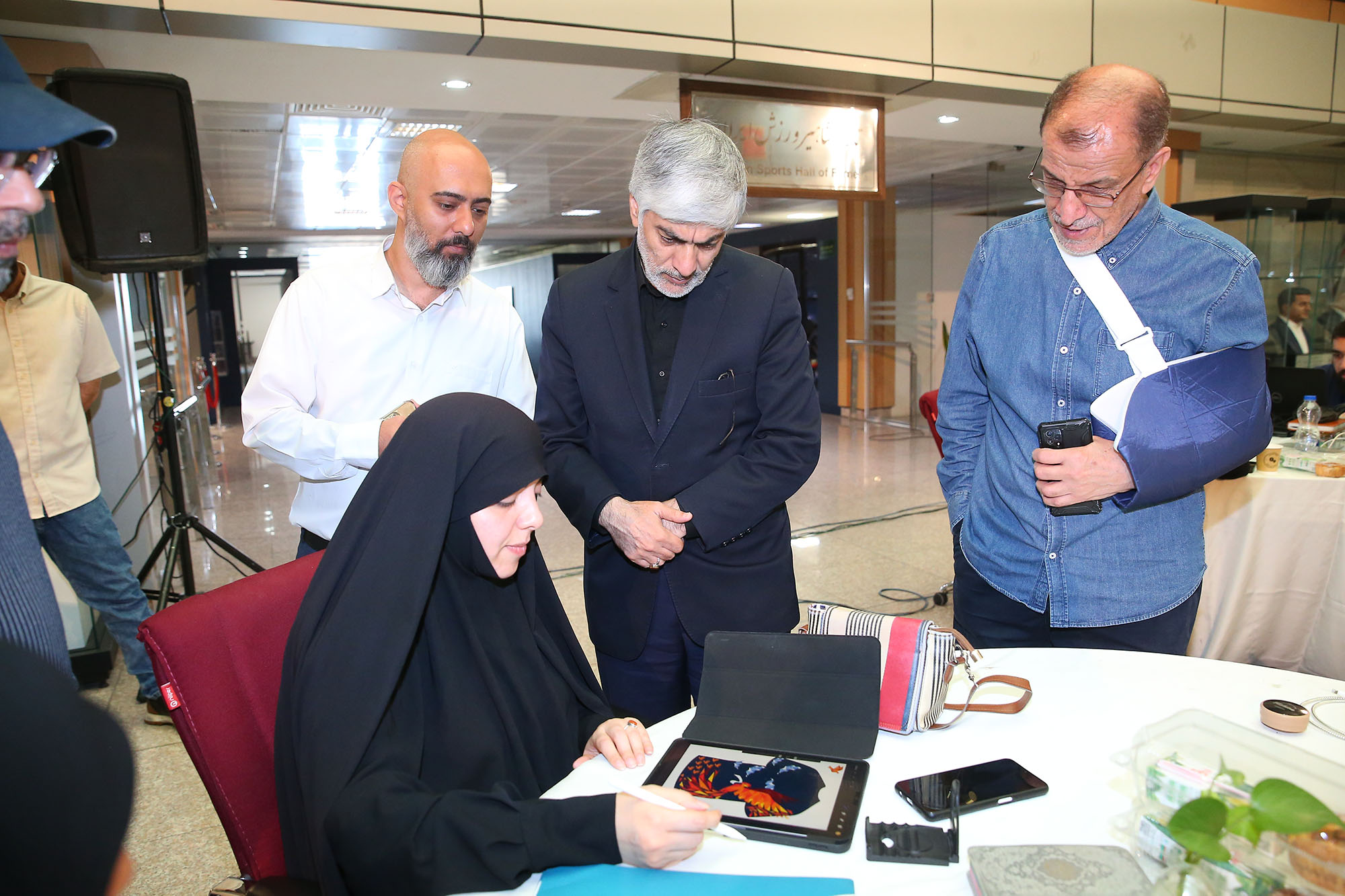 بازدید وزیر ورزش و جوانان و قائم مقام وزارت ارشاد و ریاست کمیته ملی المپیک  از پروژه ایران یار 25