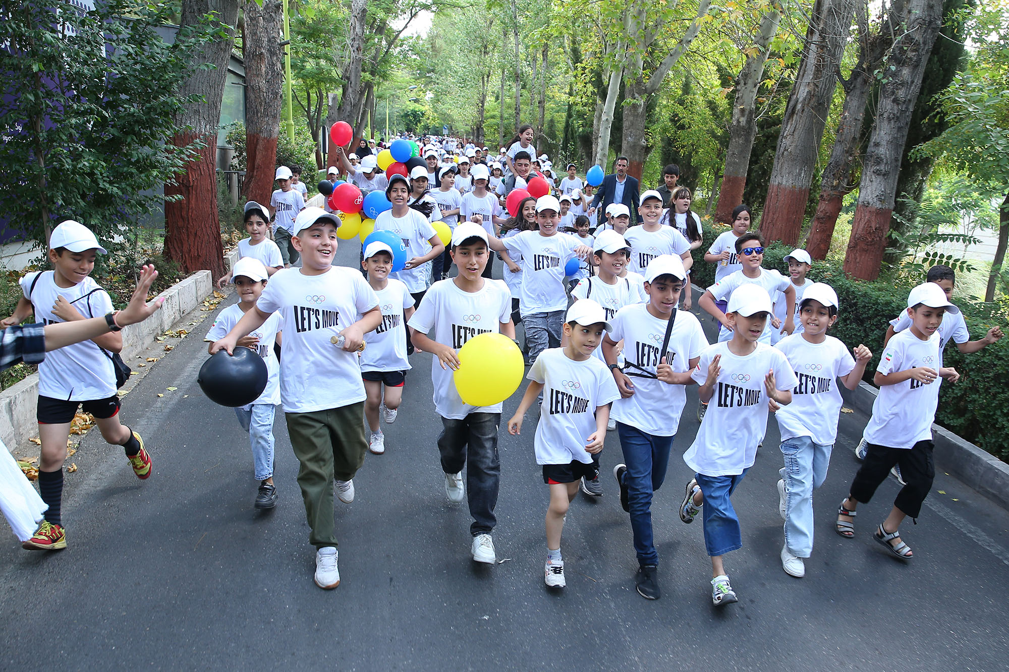 مراسم دوی روز المپیک 21